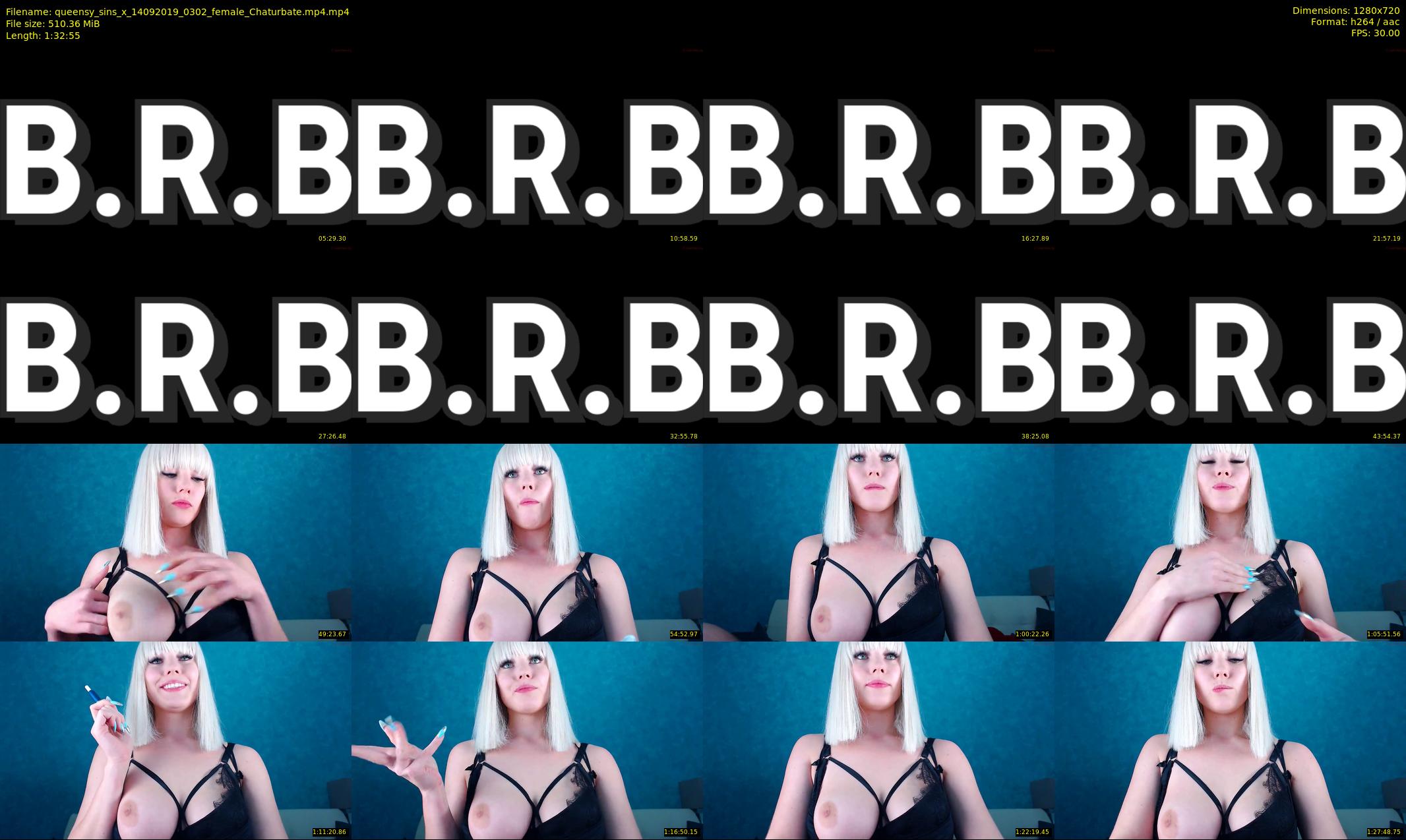 queensy_sins_x — 93 minute Chaturbate female cam show recording, 720p, Sep 14, 2019