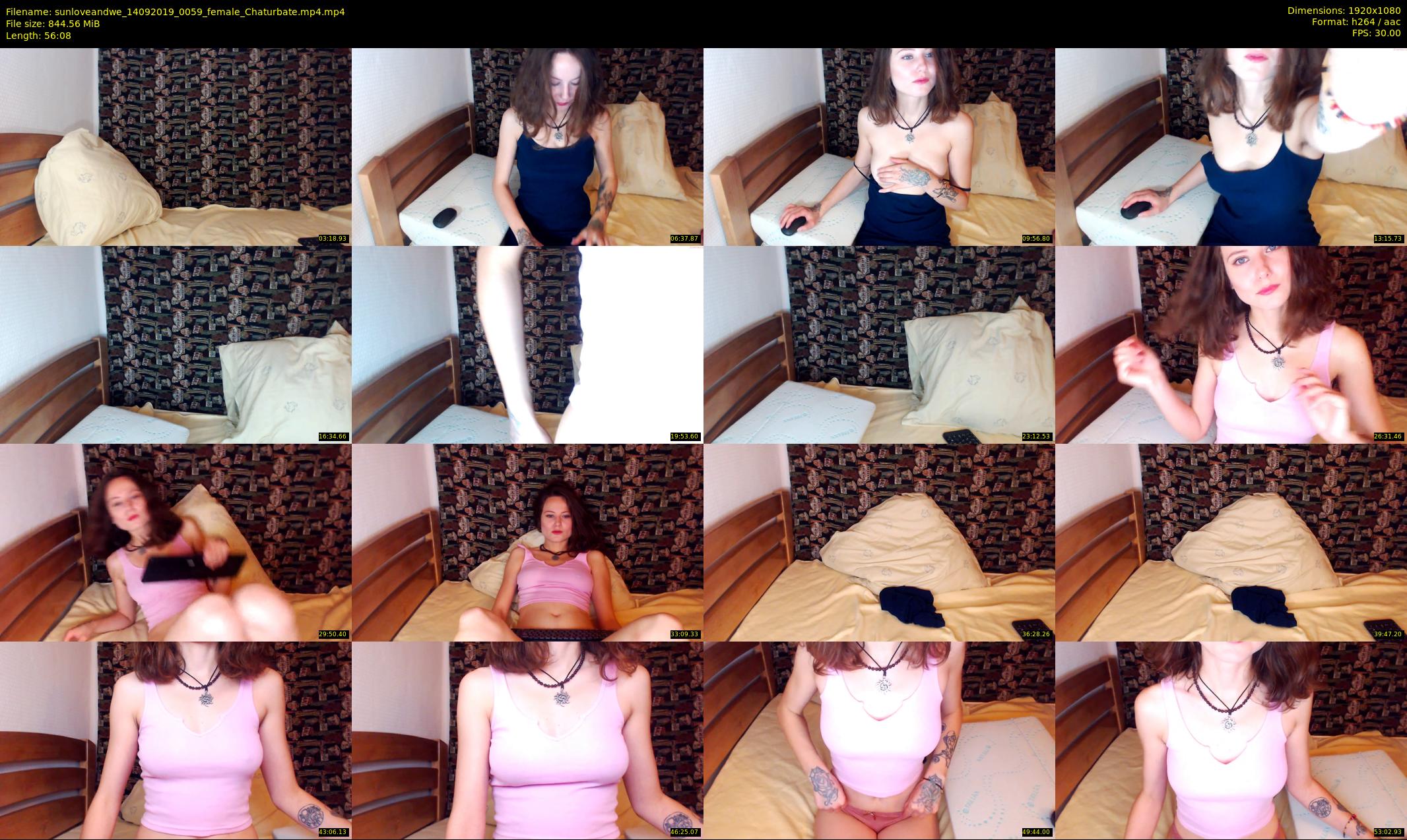 sunloveandwe — 57 minute Chaturbate female cam show recording, 1080p, Sep 14, 2019