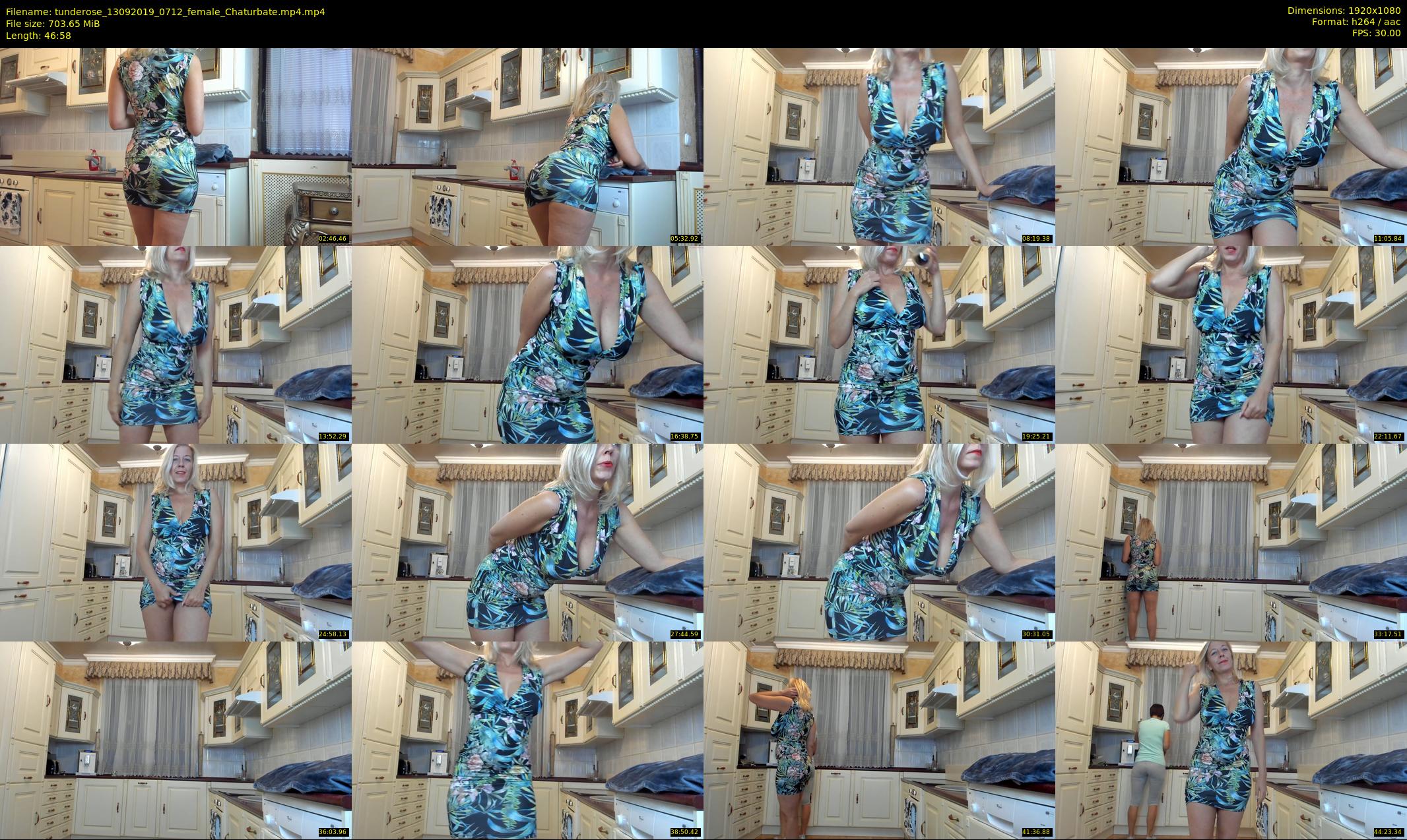 tunderose — 47 minute Chaturbate female cam show recording, 1080p, Sep 13, 2019