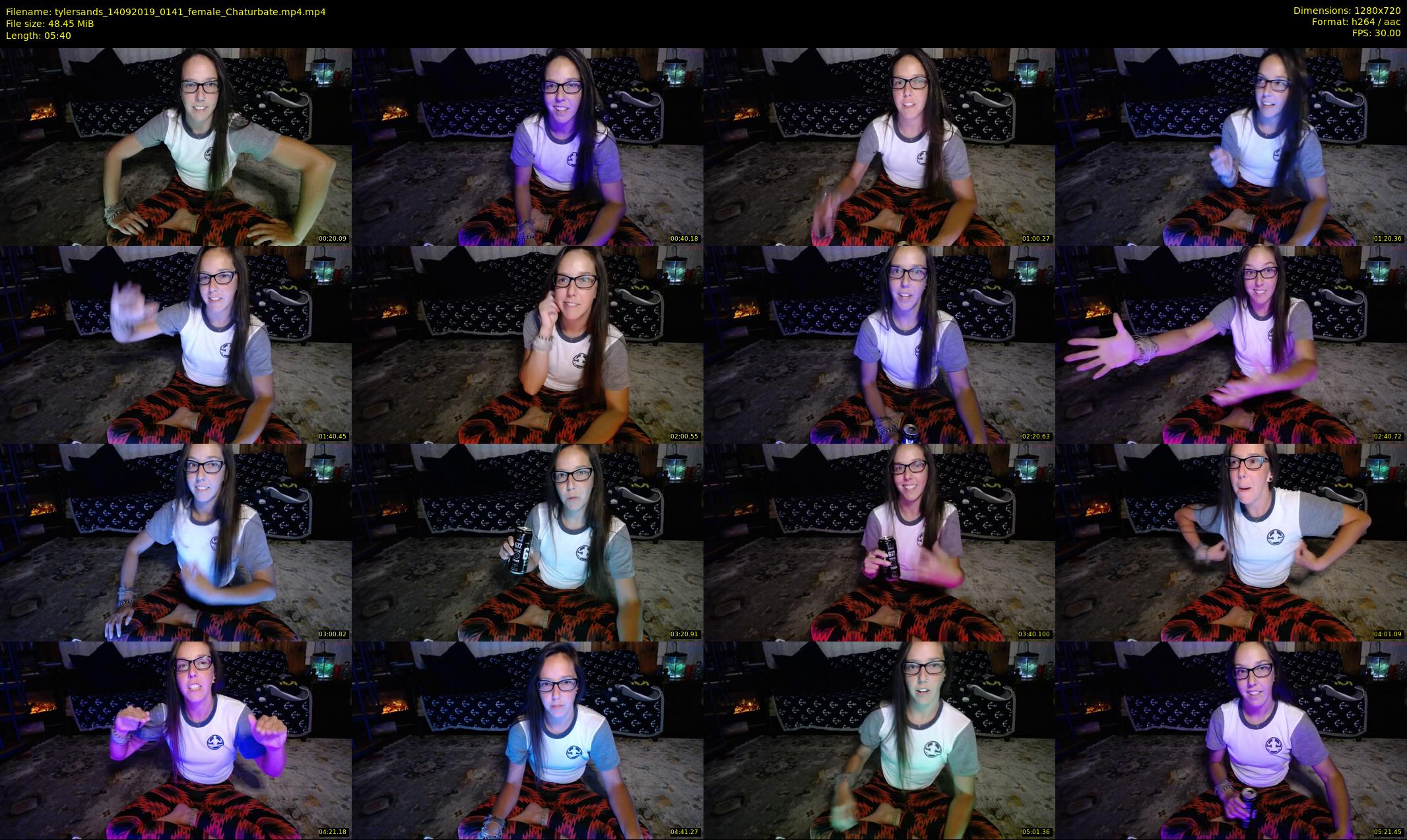 tylersands — 6 minute Chaturbate female cam show recording, 720p, Sep 14, 2019