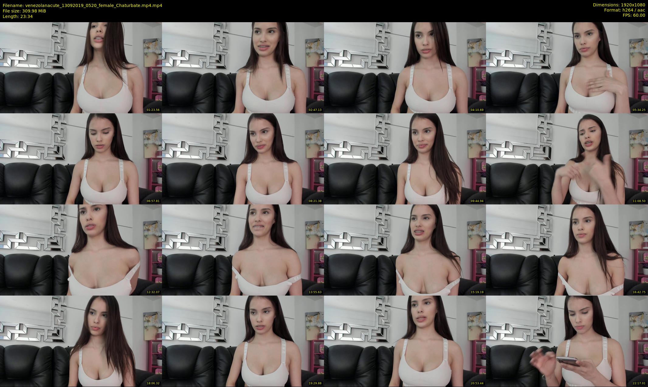 venezolanacute — 24 minute Chaturbate female cam show recording, 1080p, Sep 13, 2019