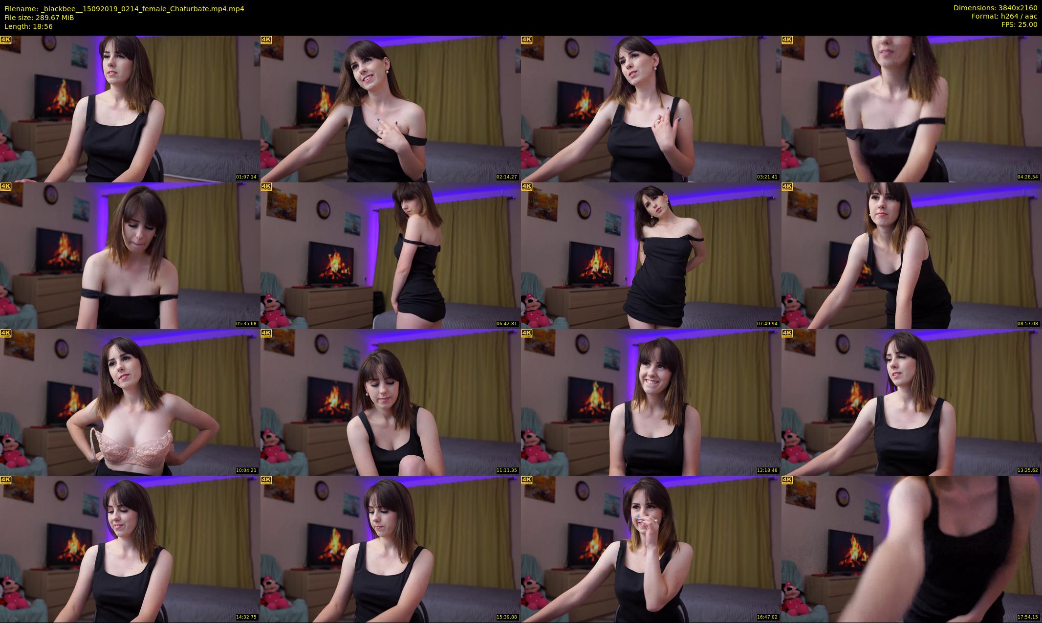 _blackbee_ — 19 minute Chaturbate female cam show recording, 4K, Sep 15, 2019