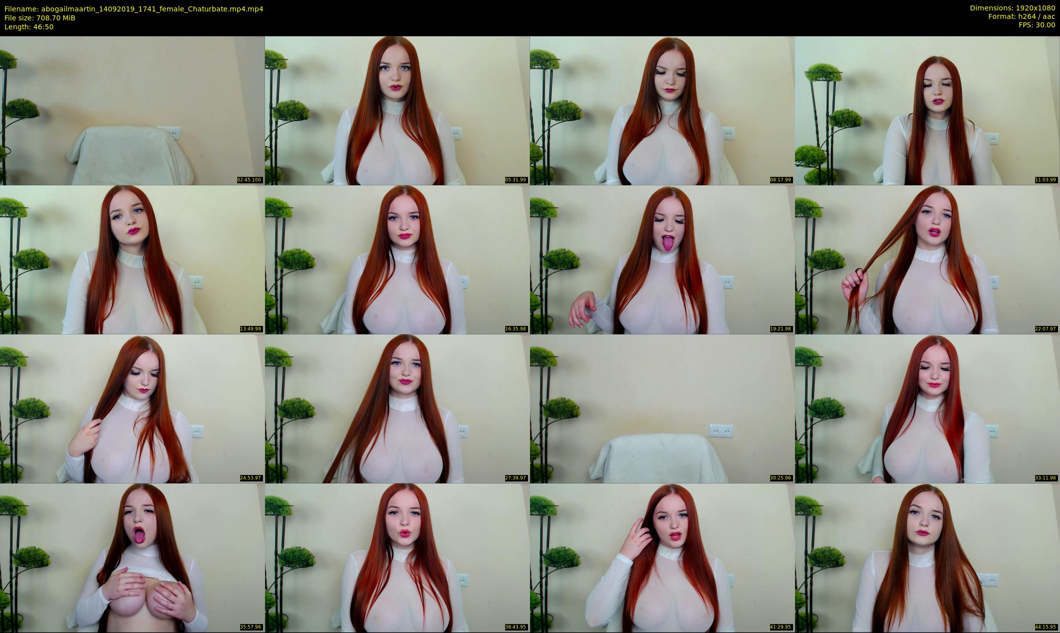 abogailmaartin — 47 minute Chaturbate female cam show recording, 1080p, Sep 14, 2019