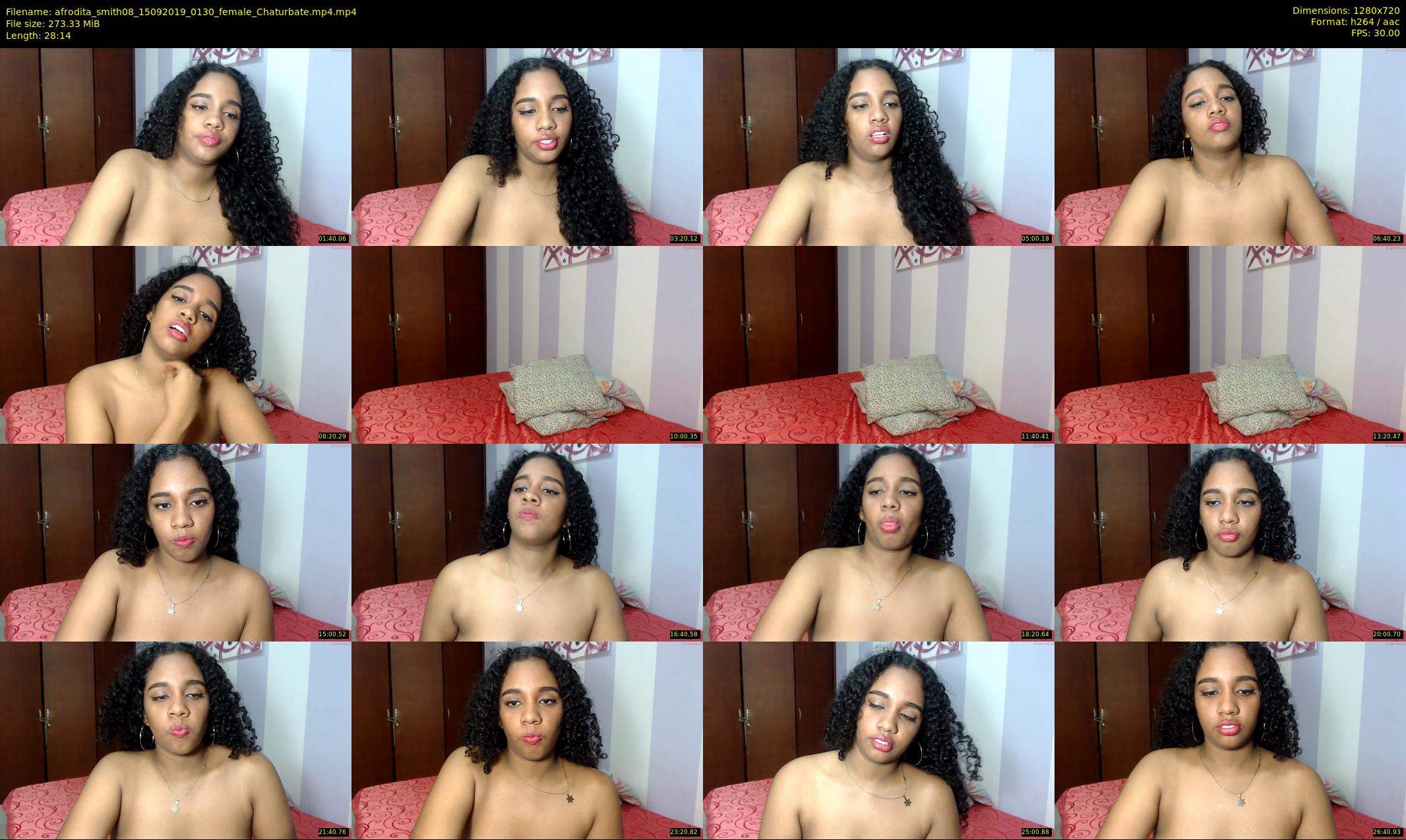 afrodita_smith08 — 29 minute Chaturbate female cam show recording, 720p, Sep 15, 2019