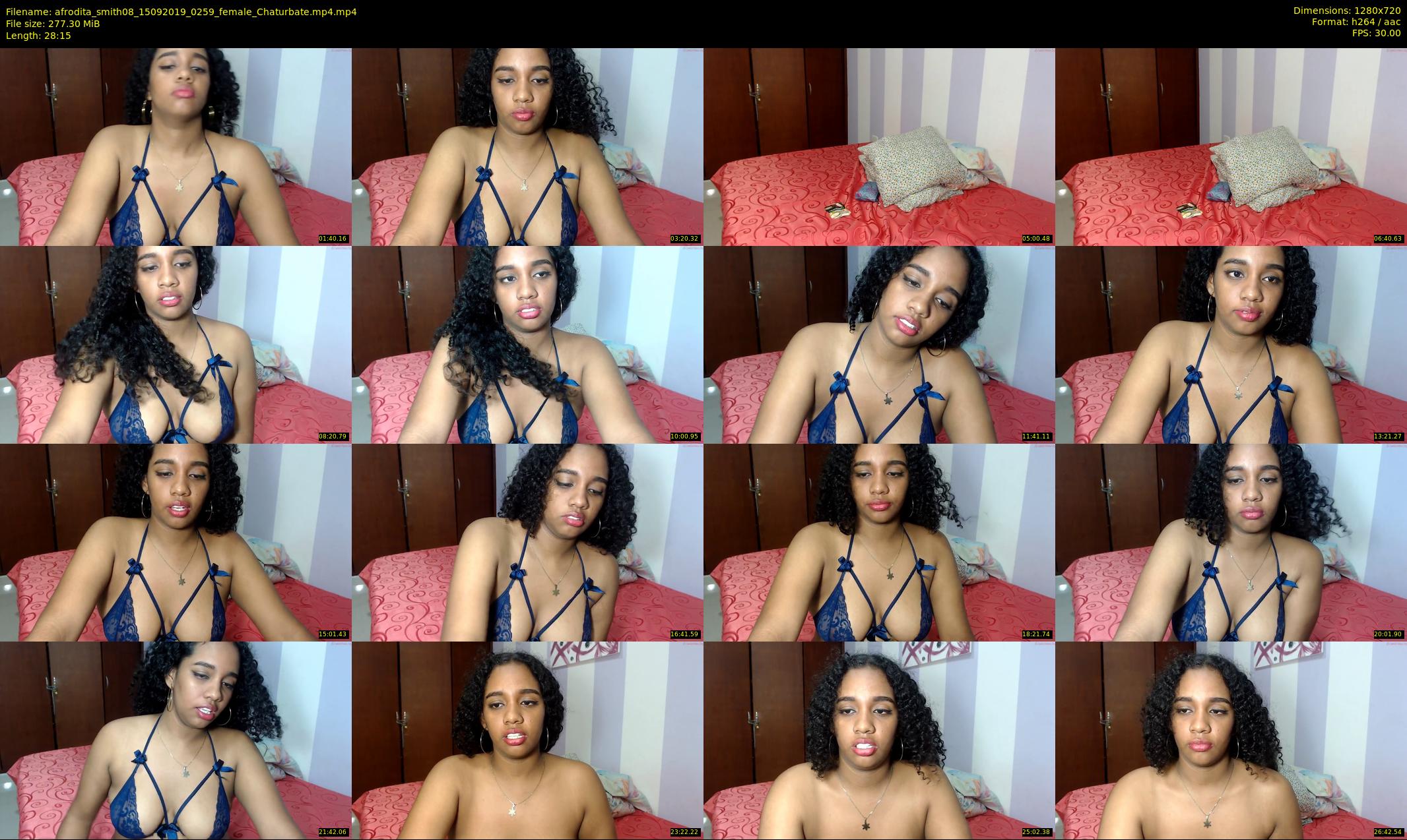 afrodita_smith08 — 29 minute Chaturbate female cam show recording, 720p, Sep 15, 2019