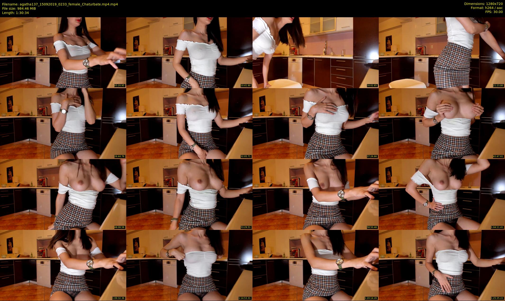 agatha137 — 91 minute Chaturbate female cam show recording, 720p, Sep 15, 2019