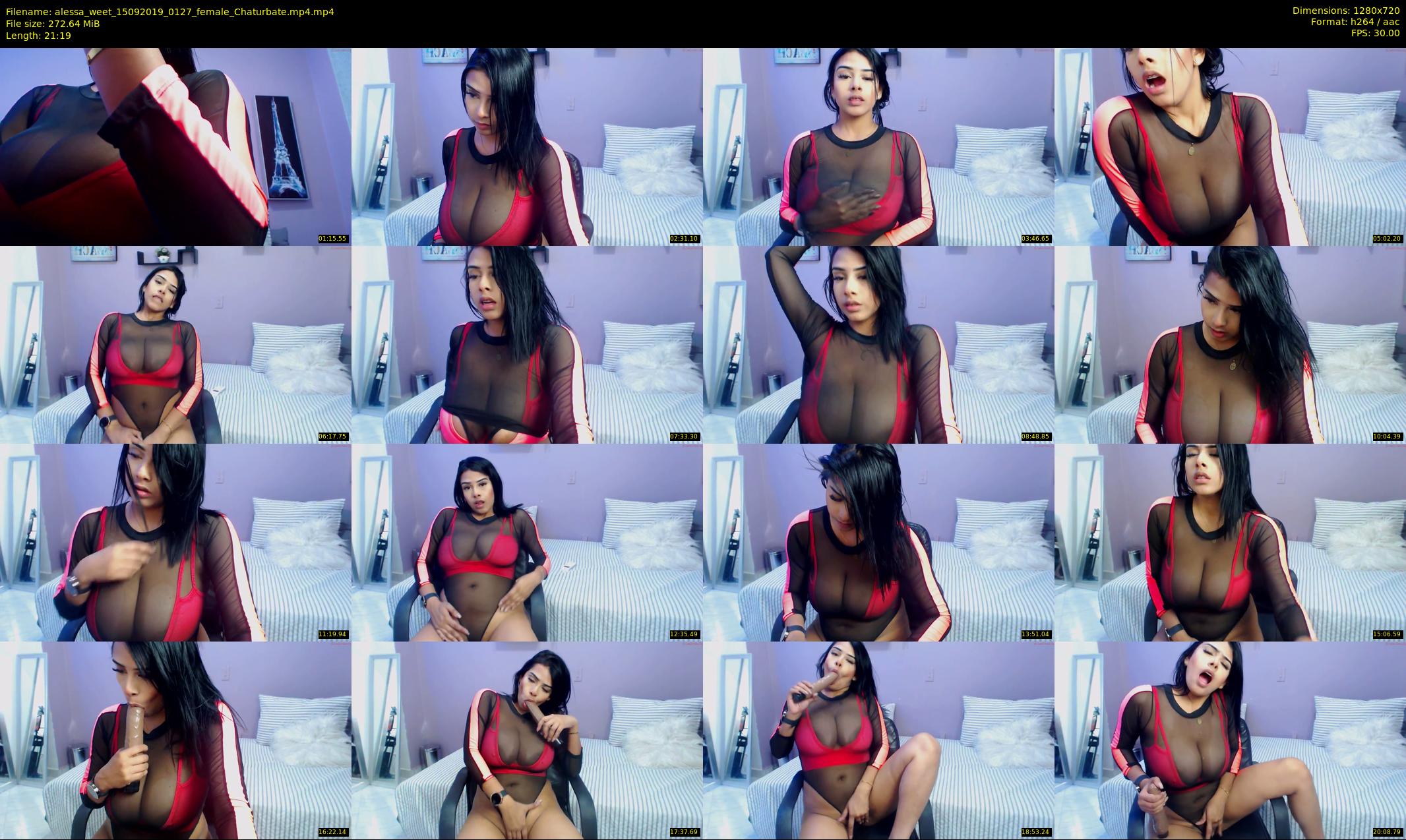 alessa_weet — 22 minute Chaturbate female cam show recording, 720p, Sep 15, 2019