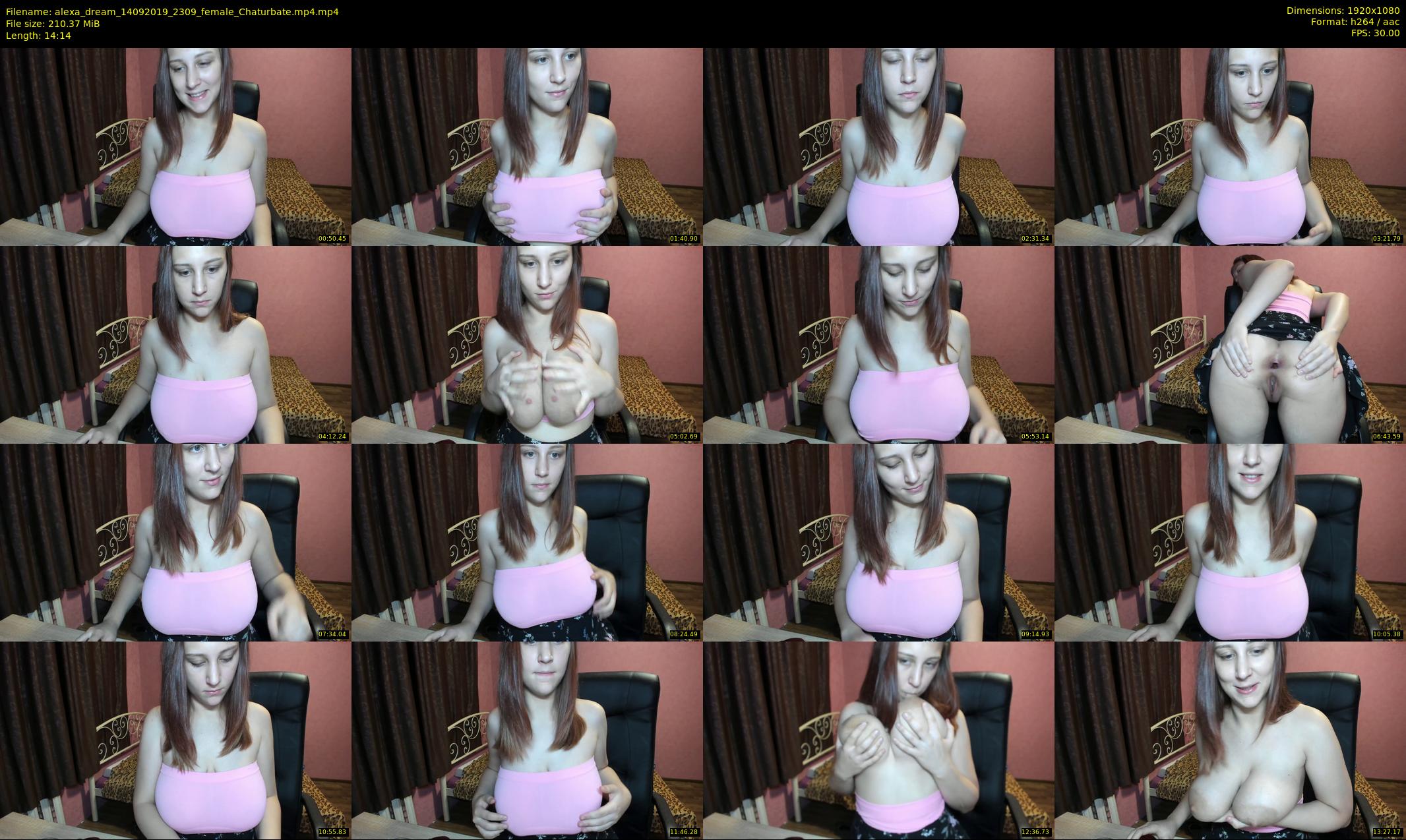 alexa_dream — 15 minute Chaturbate female cam show recording, 1080p, Sep 14, 2019