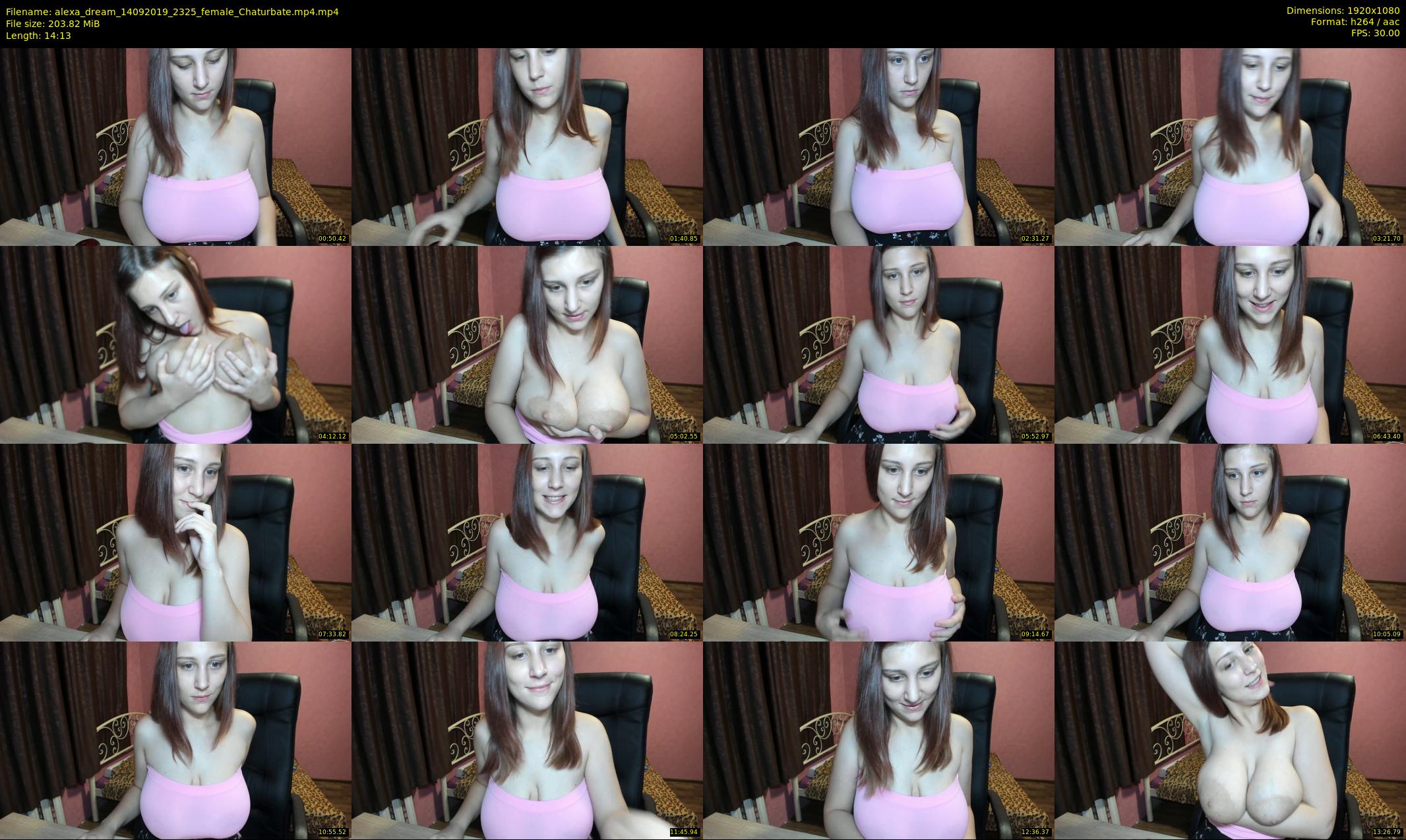 alexa_dream — 15 minute Chaturbate female cam show recording, 1080p, Sep 14, 2019