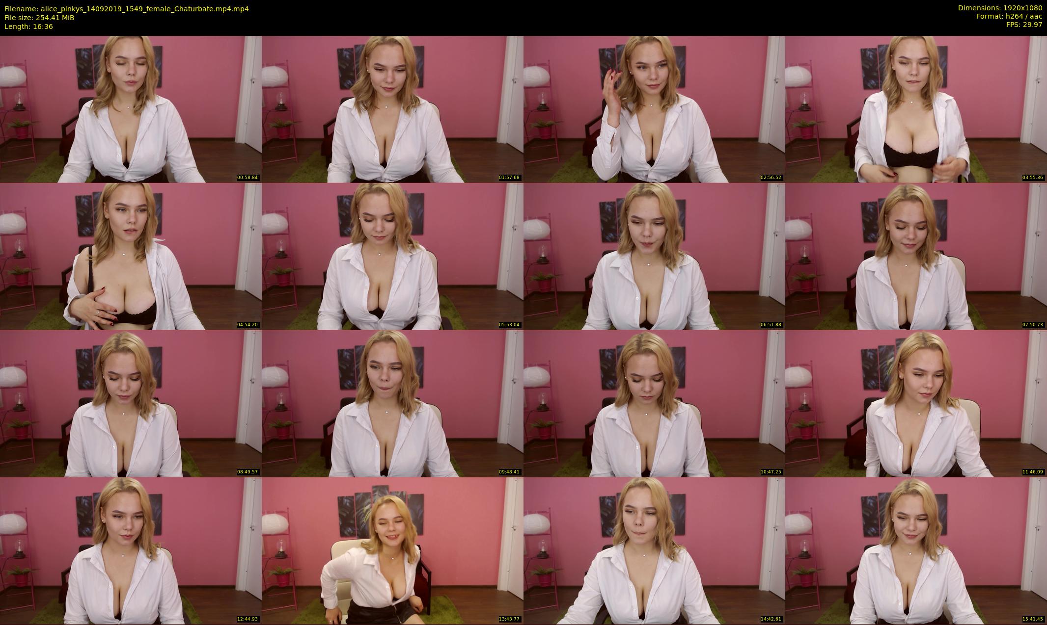 alice_pinkys — 17 minute Chaturbate female cam show recording, 1080p, Sep 14, 2019
