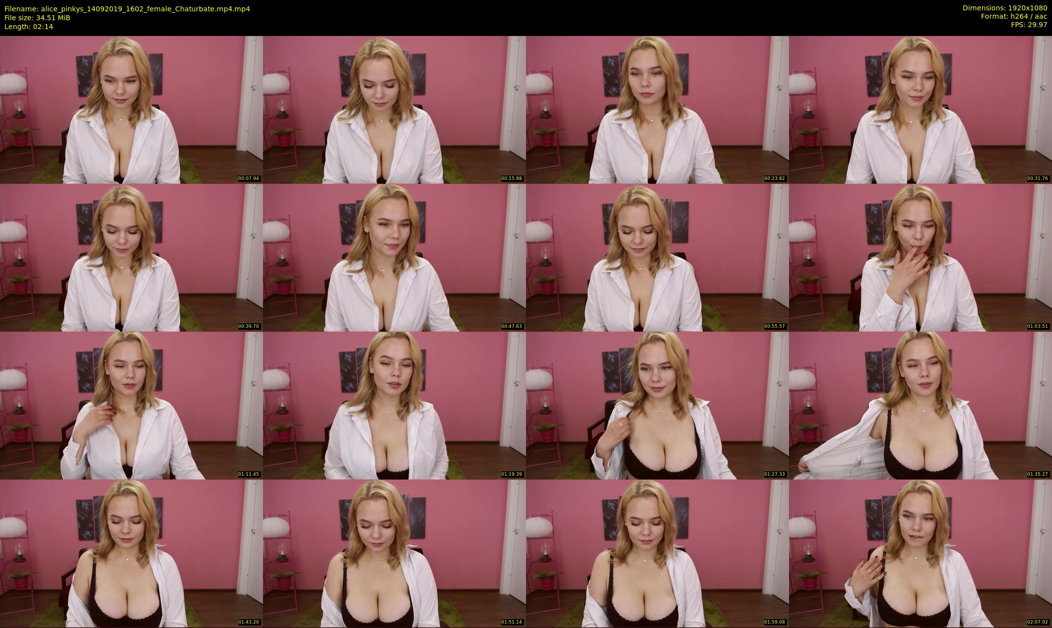 alice_pinkys — 3 minute Chaturbate female cam show recording, 1080p, Sep 14, 2019
