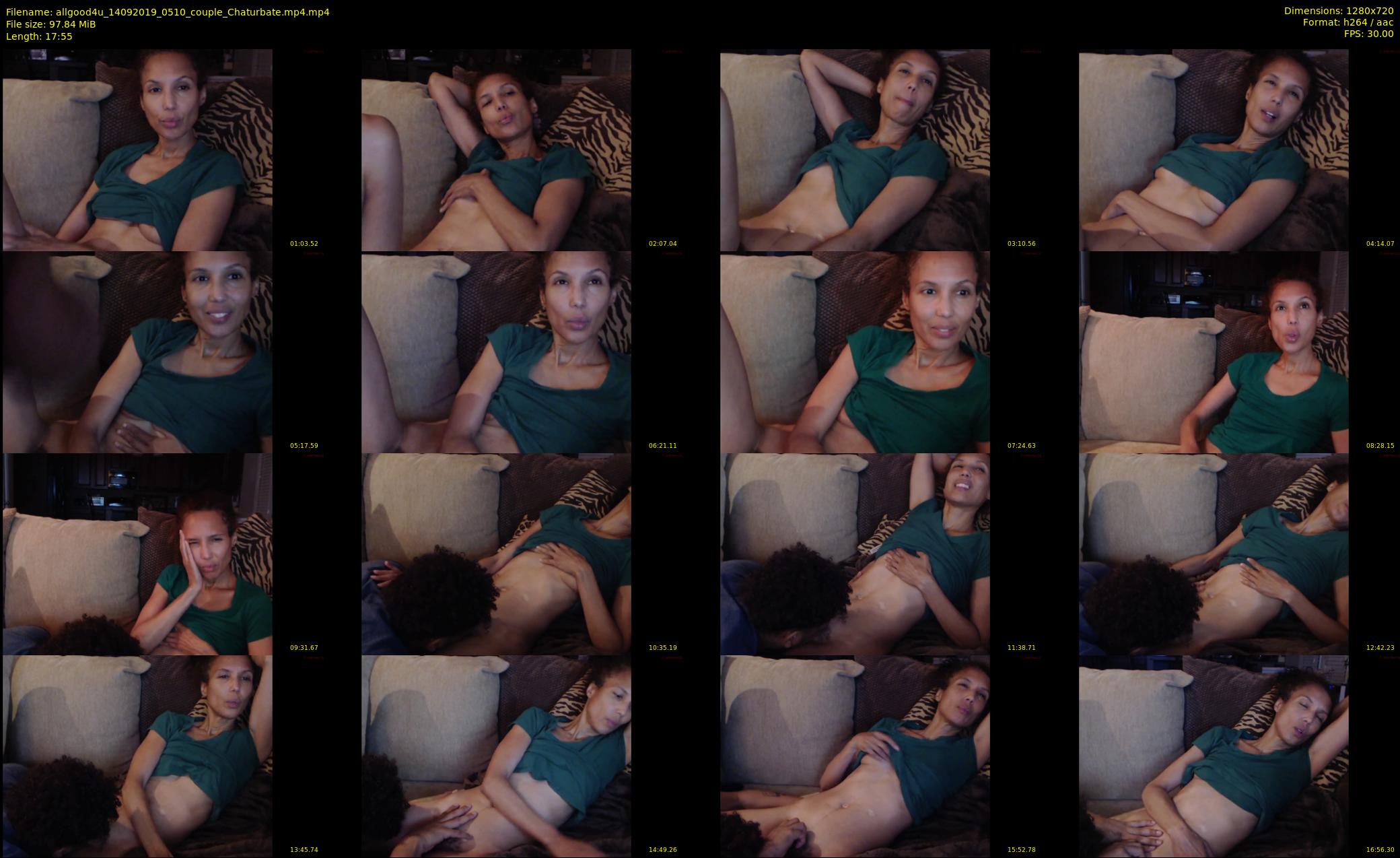allgood4u — 18 minute Chaturbate couple cam show recording, 720p, Sep 14, 2019