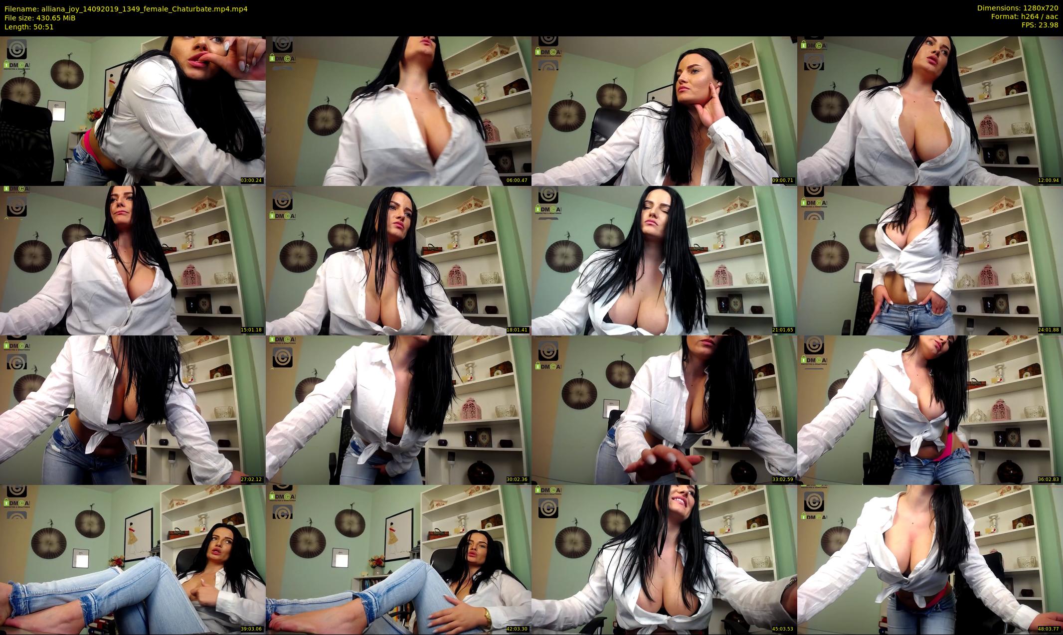 alliana_joy — 51 minute Chaturbate female cam show recording, 720p, Sep 14, 2019