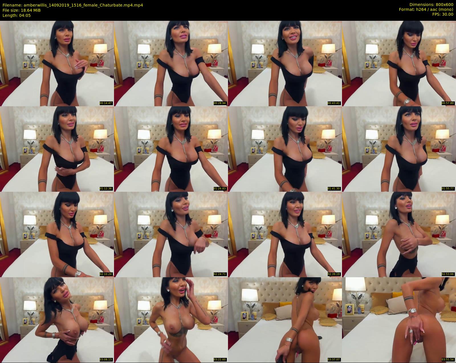 amberwillis — 5 minute Chaturbate female cam show recording, 480p, Sep 14, 2019