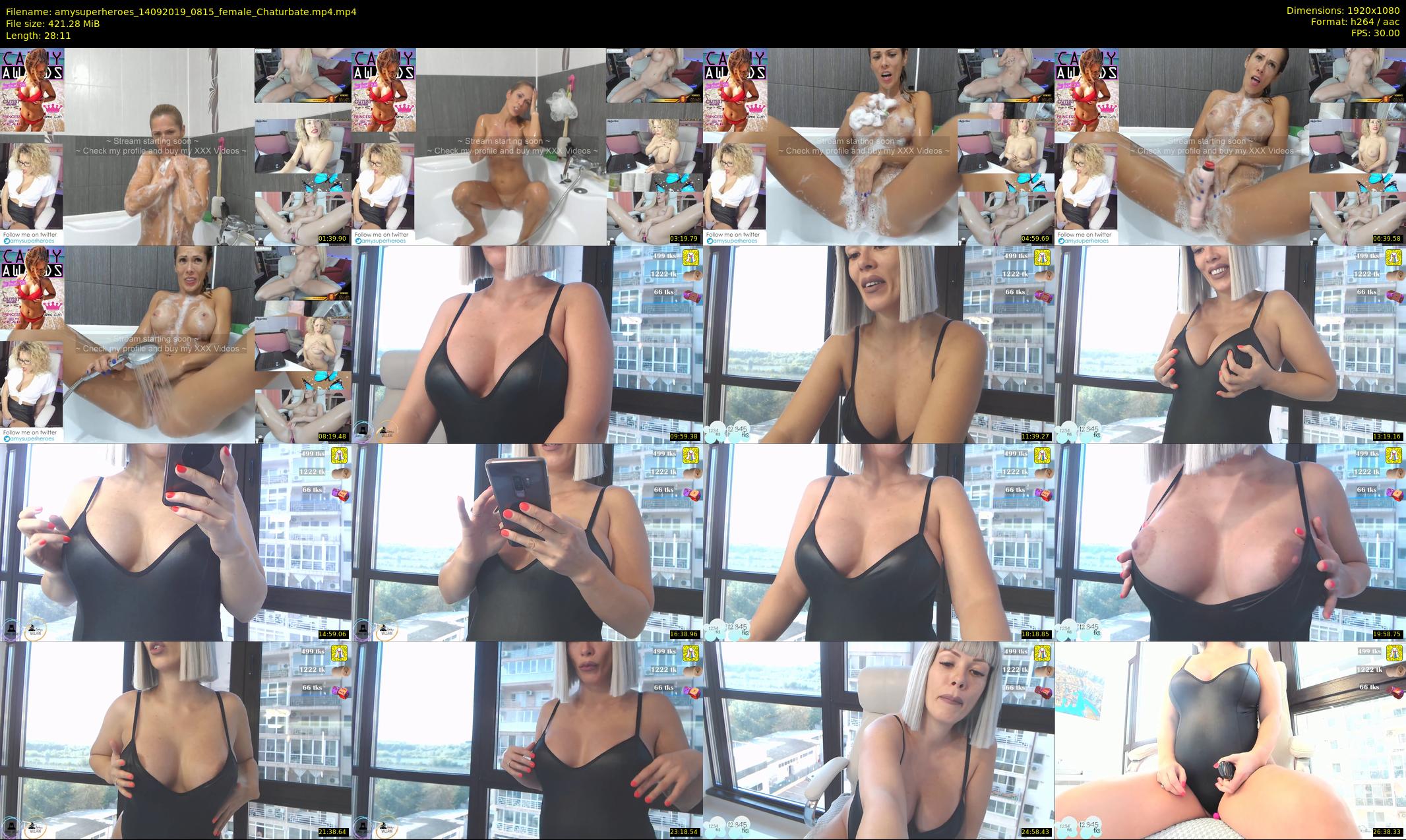 amysuperheroes — 29 minute Chaturbate female cam show recording, 1080p, Sep 14, 2019