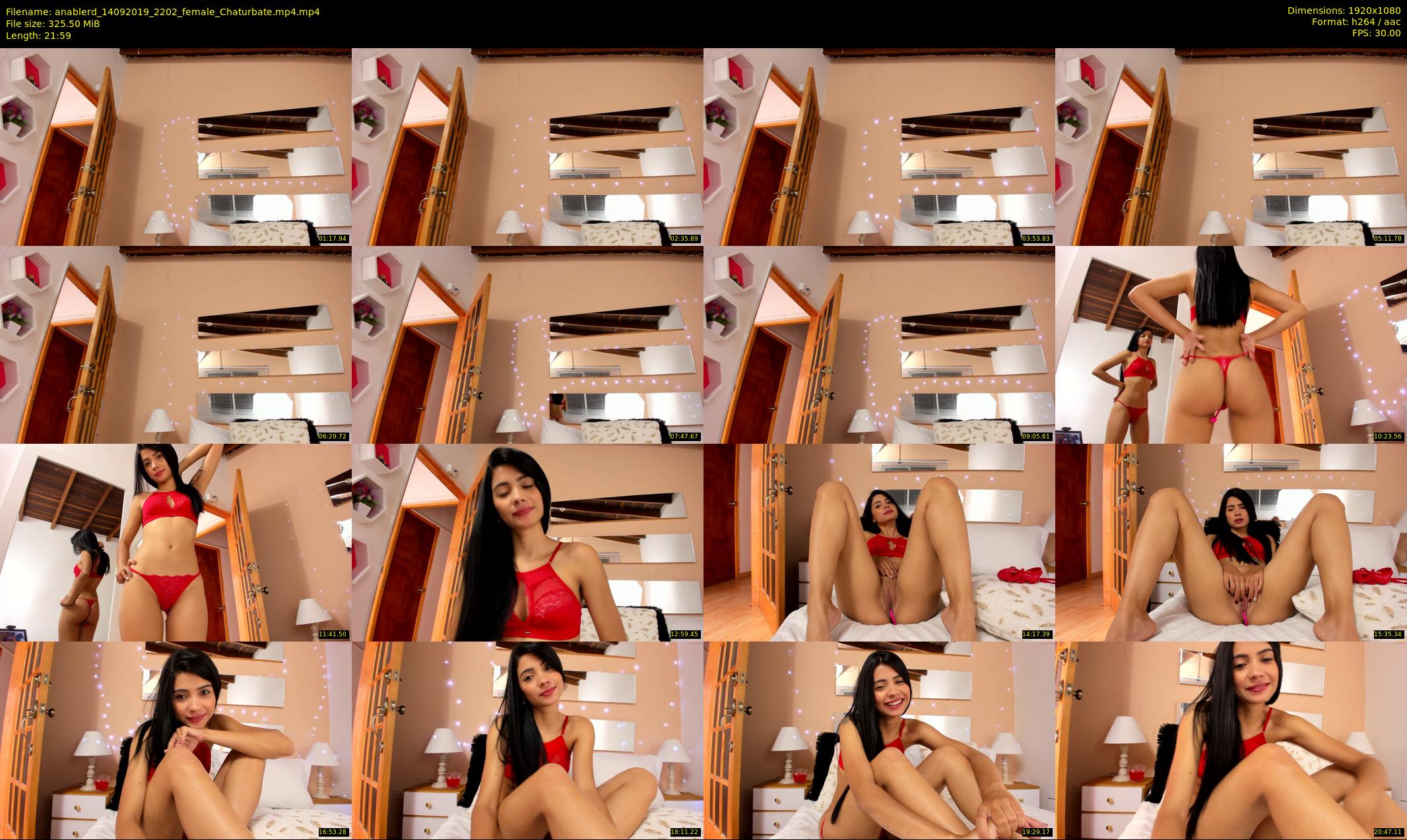 anablerd — 22 minute Chaturbate female cam show recording, 1080p, Sep 14, 2019