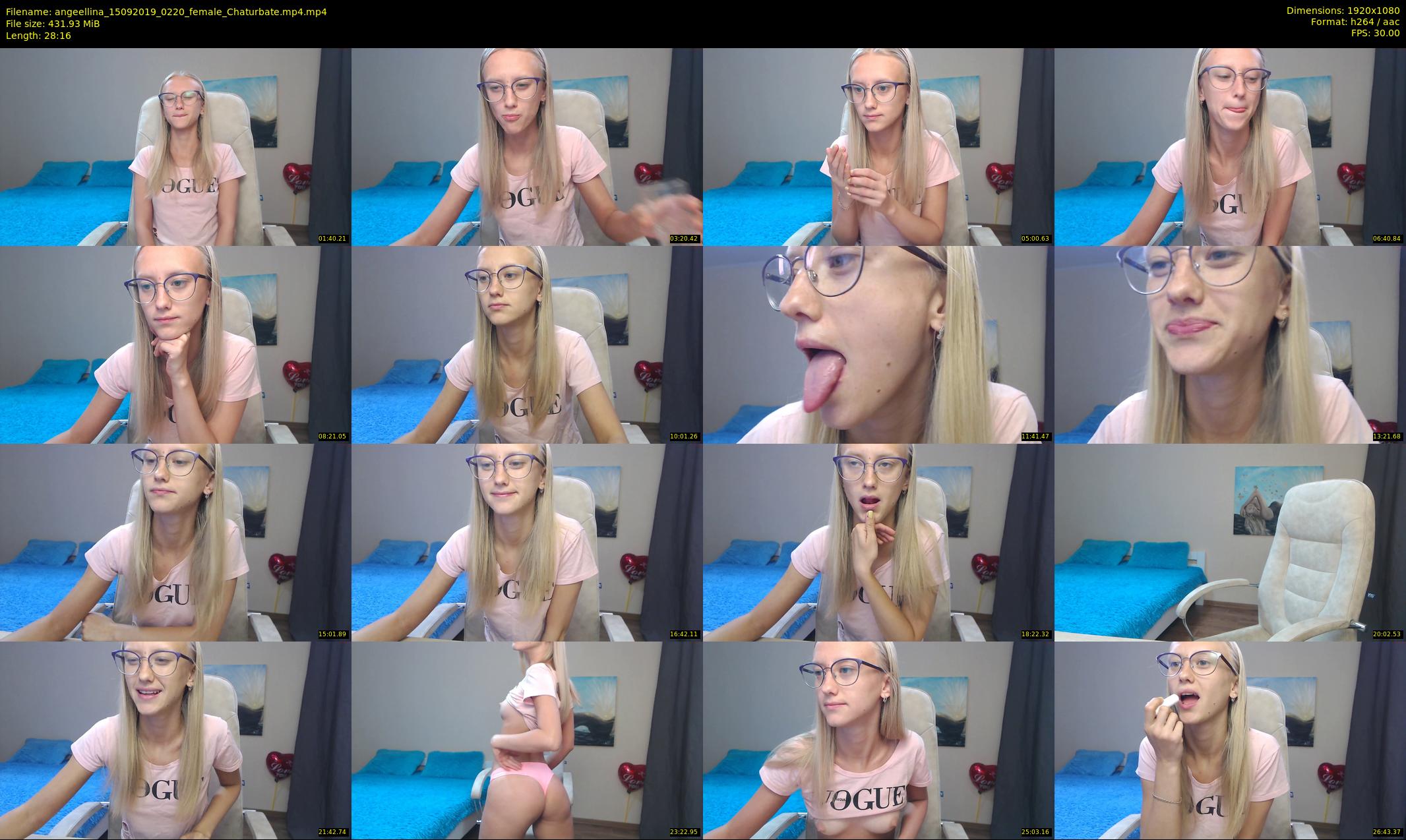 angeellina — 29 minute Chaturbate female cam show recording, 1080p, Sep 15, 2019