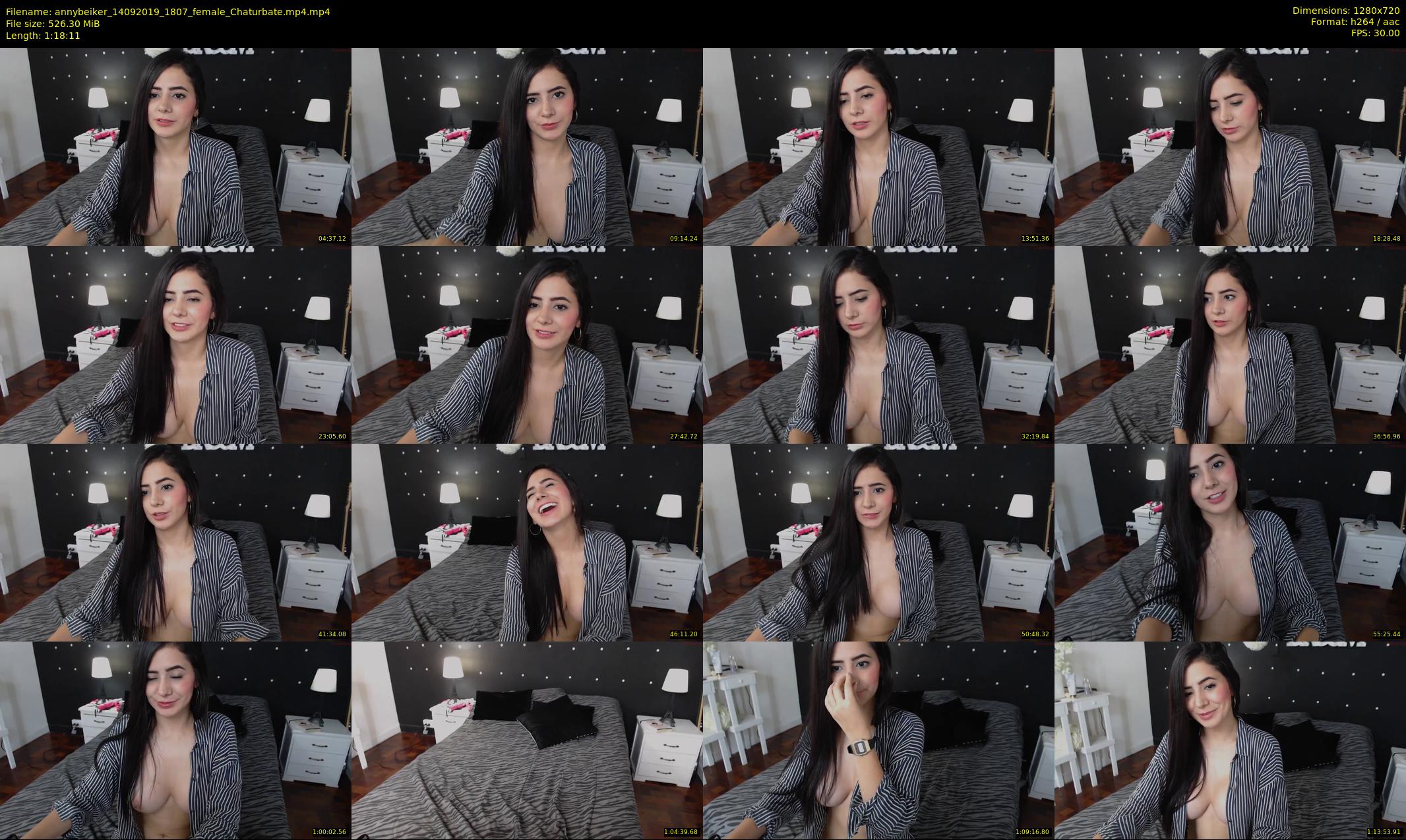 annybeiker — 79 minute Chaturbate female cam show recording, 720p, Sep 14, 2019