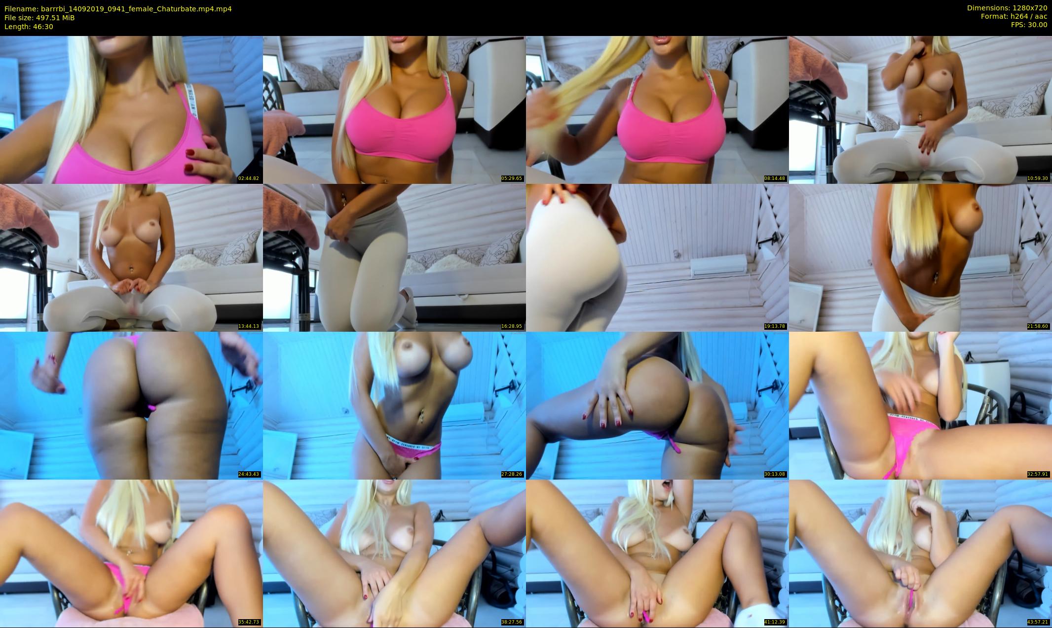 barrrbi — 47 minute Chaturbate female cam show recording, 720p, Sep 14, 2019