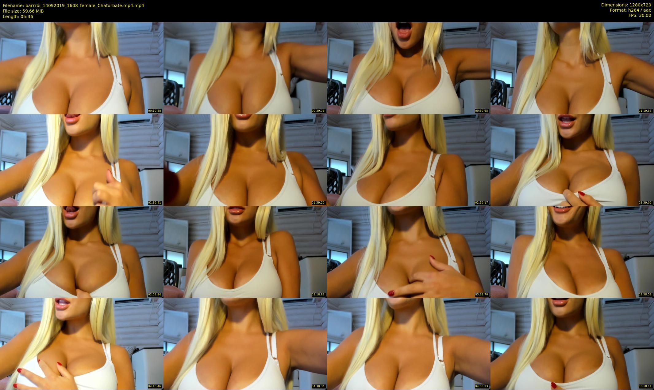 barrrbi — 6 minute Chaturbate female cam show recording, 720p, Sep 14, 2019