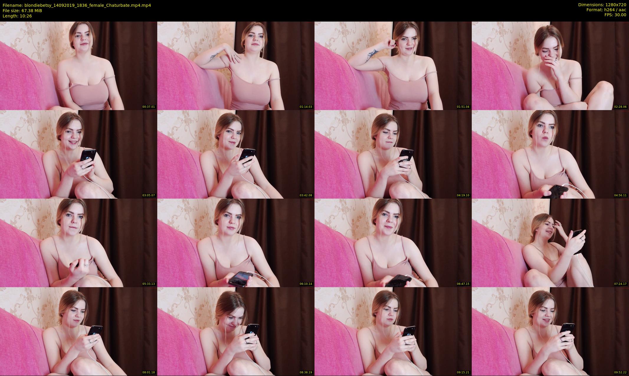 blondiebetsy — 11 minute Chaturbate female cam show recording, 720p, Sep 14, 2019