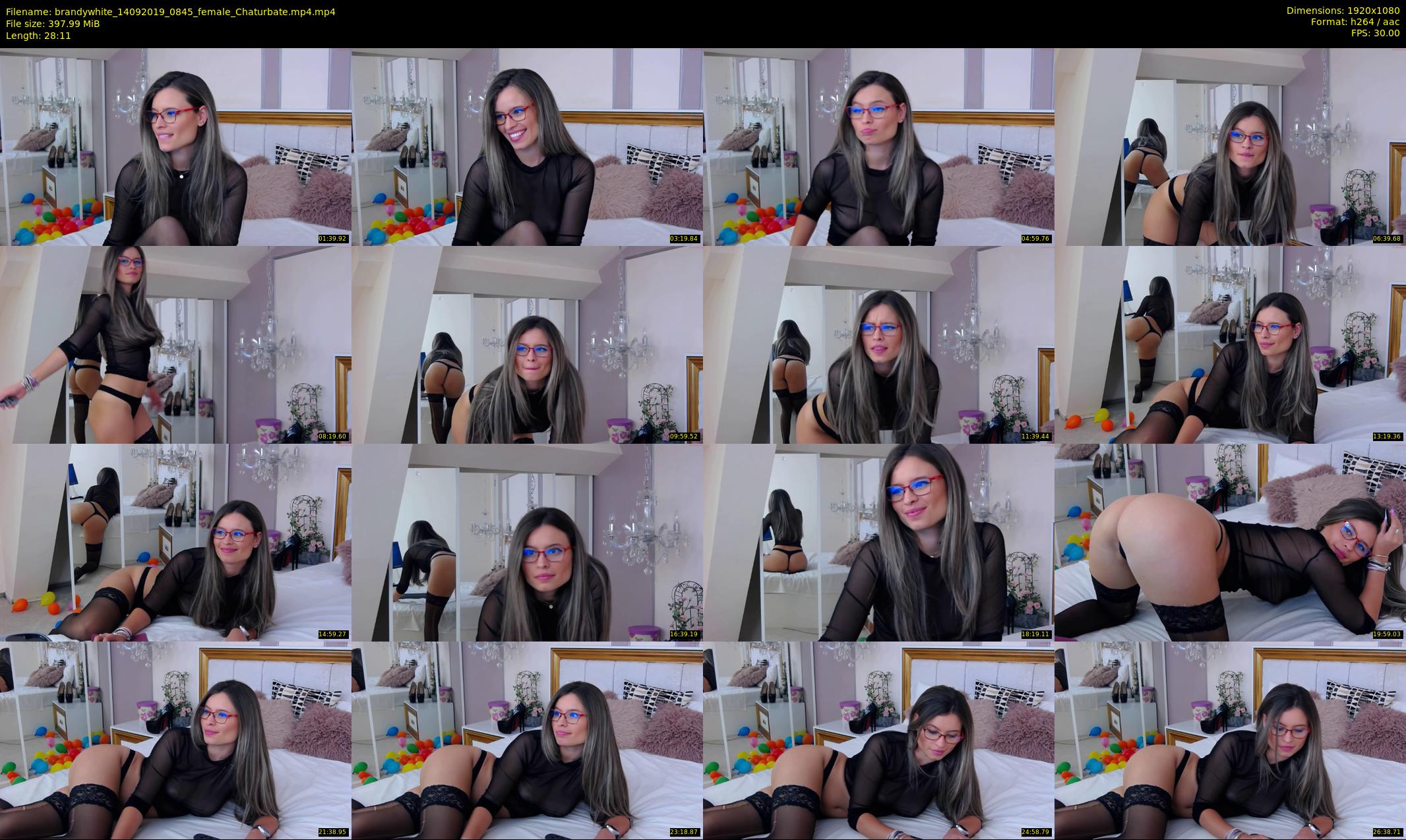brandywhite — 29 minute Chaturbate female cam show recording, 1080p, Sep 14, 2019