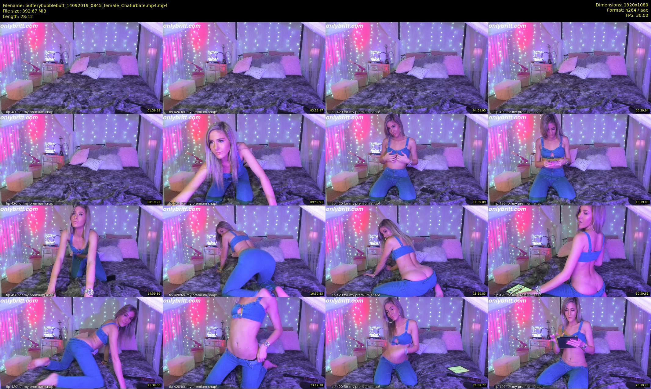 butterybubblebutt — 29 minute Chaturbate couple cam show recording, 1080p, Sep 14, 2019