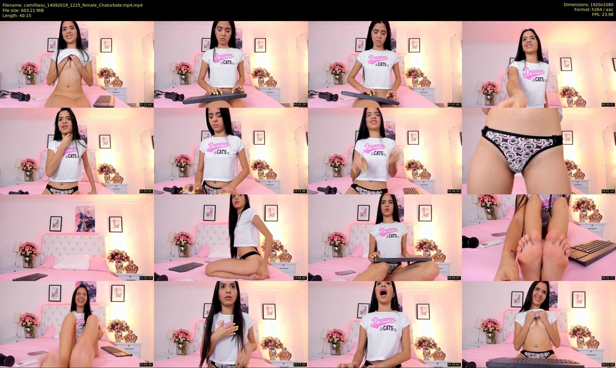 camilitasu — 41 minute Chaturbate female cam show recording, 1080p, Sep 14, 2019