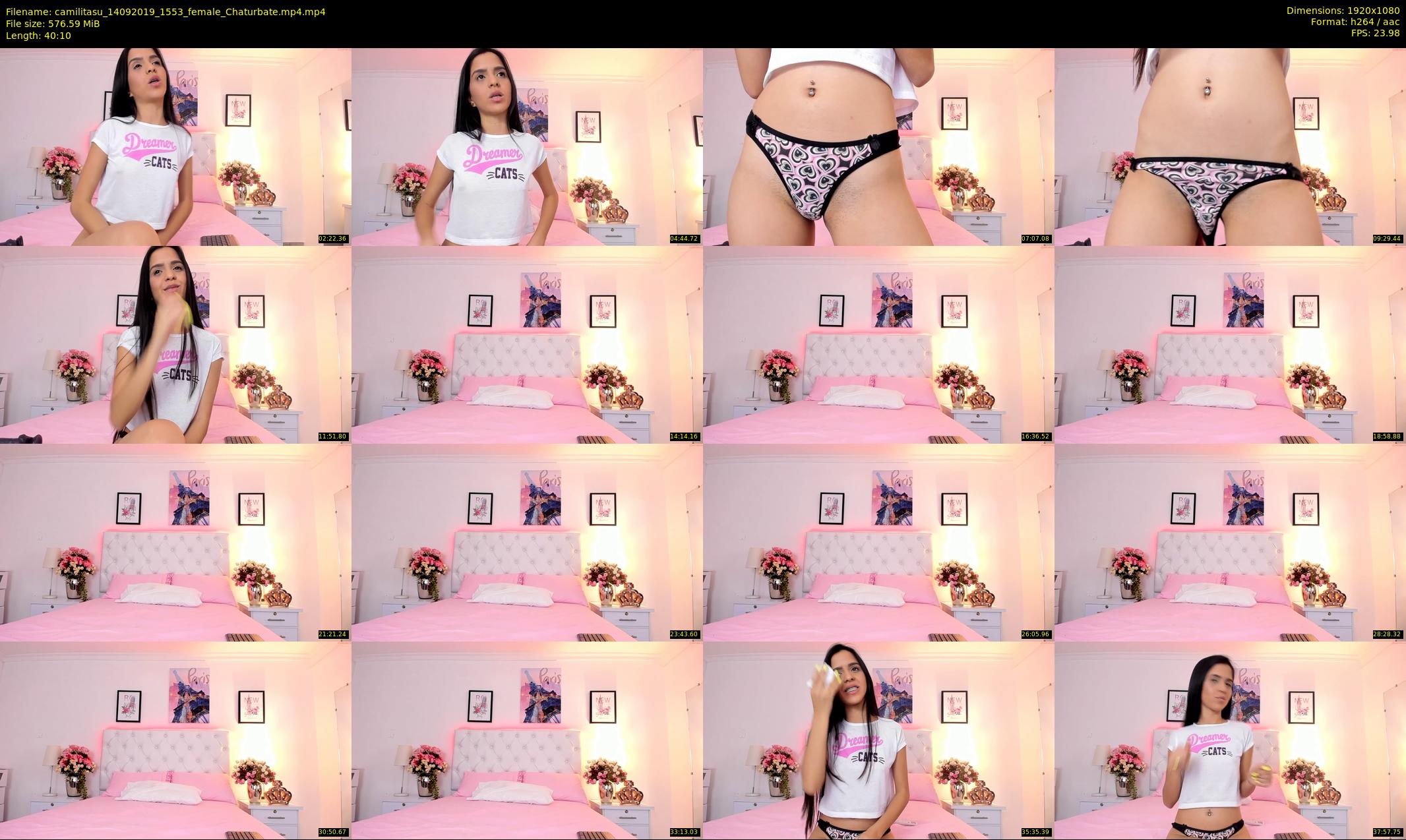 camilitasu — 41 minute Chaturbate female cam show recording, 1080p, Sep 14, 2019