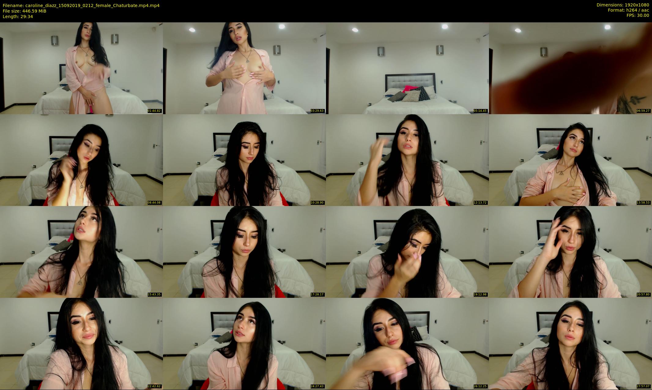 caroline_diazz — 30 minute Chaturbate female cam show recording, 1080p, Sep 15, 2019