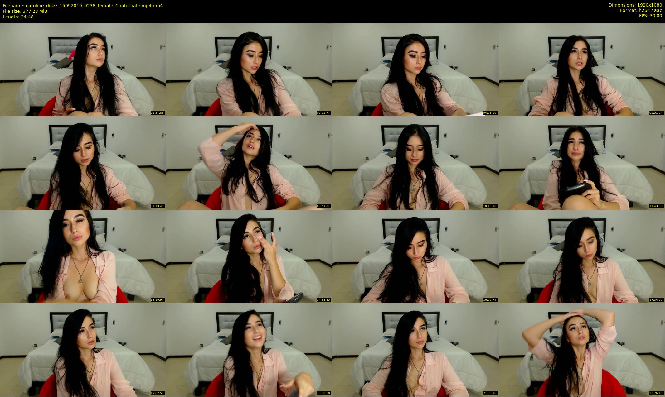 caroline_diazz — 25 minute Chaturbate female cam show recording, 1080p, Sep 15, 2019