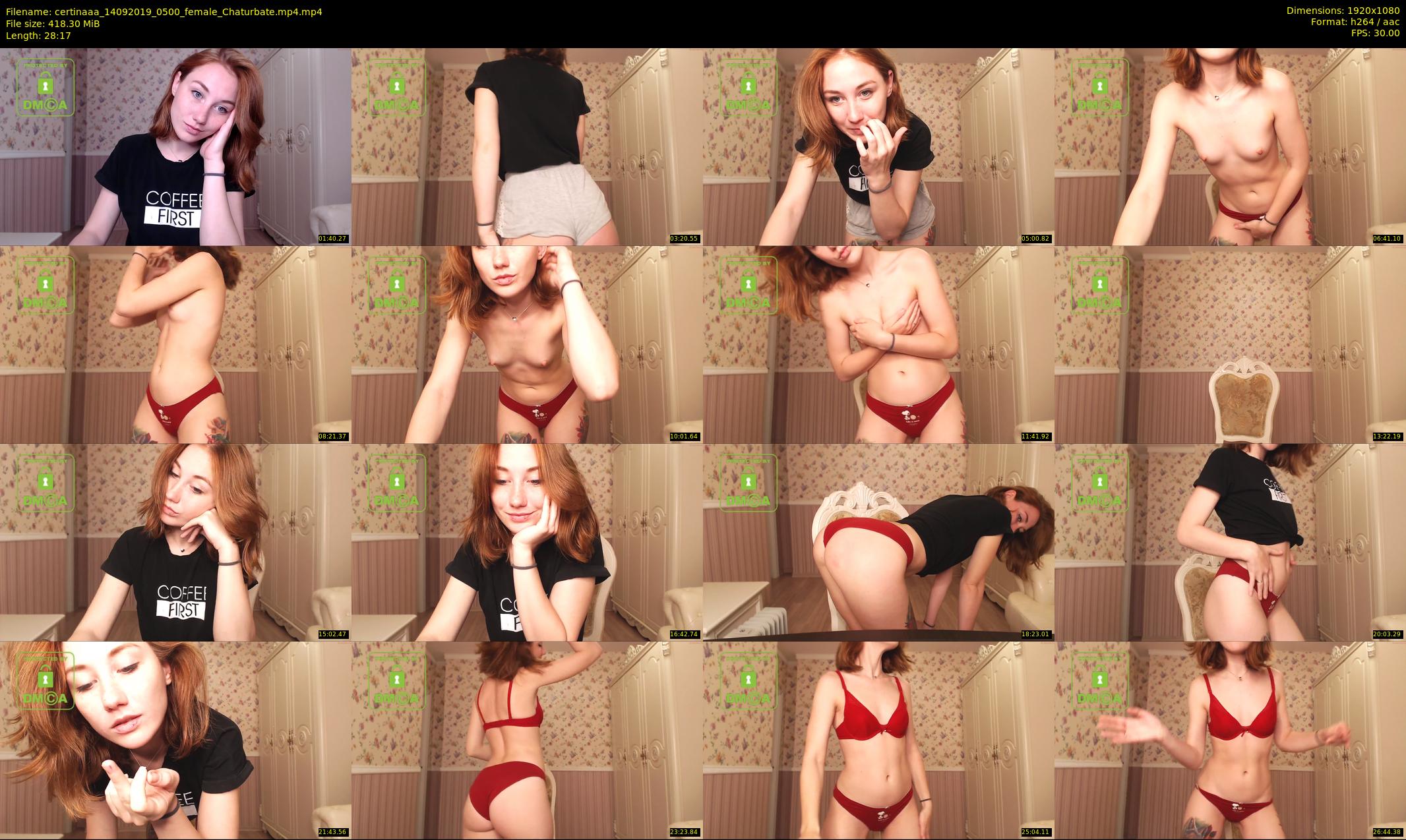 certinaaa — 29 minute Chaturbate female cam show recording, 1080p, Sep 14, 2019