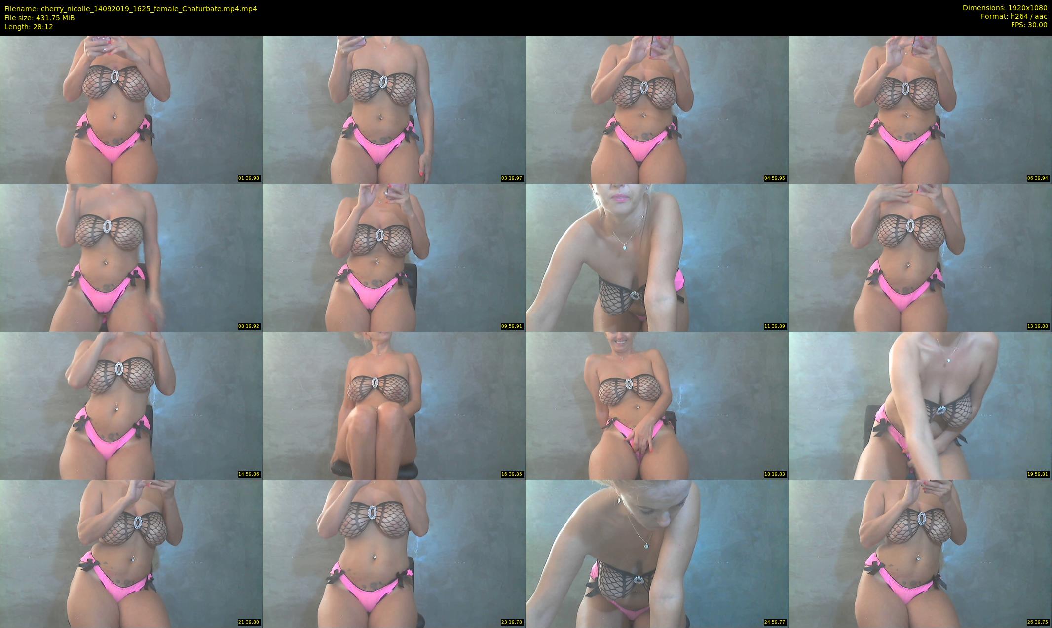 cherry_nicolle — 29 minute Chaturbate female cam show recording, 1080p, Sep 14, 2019