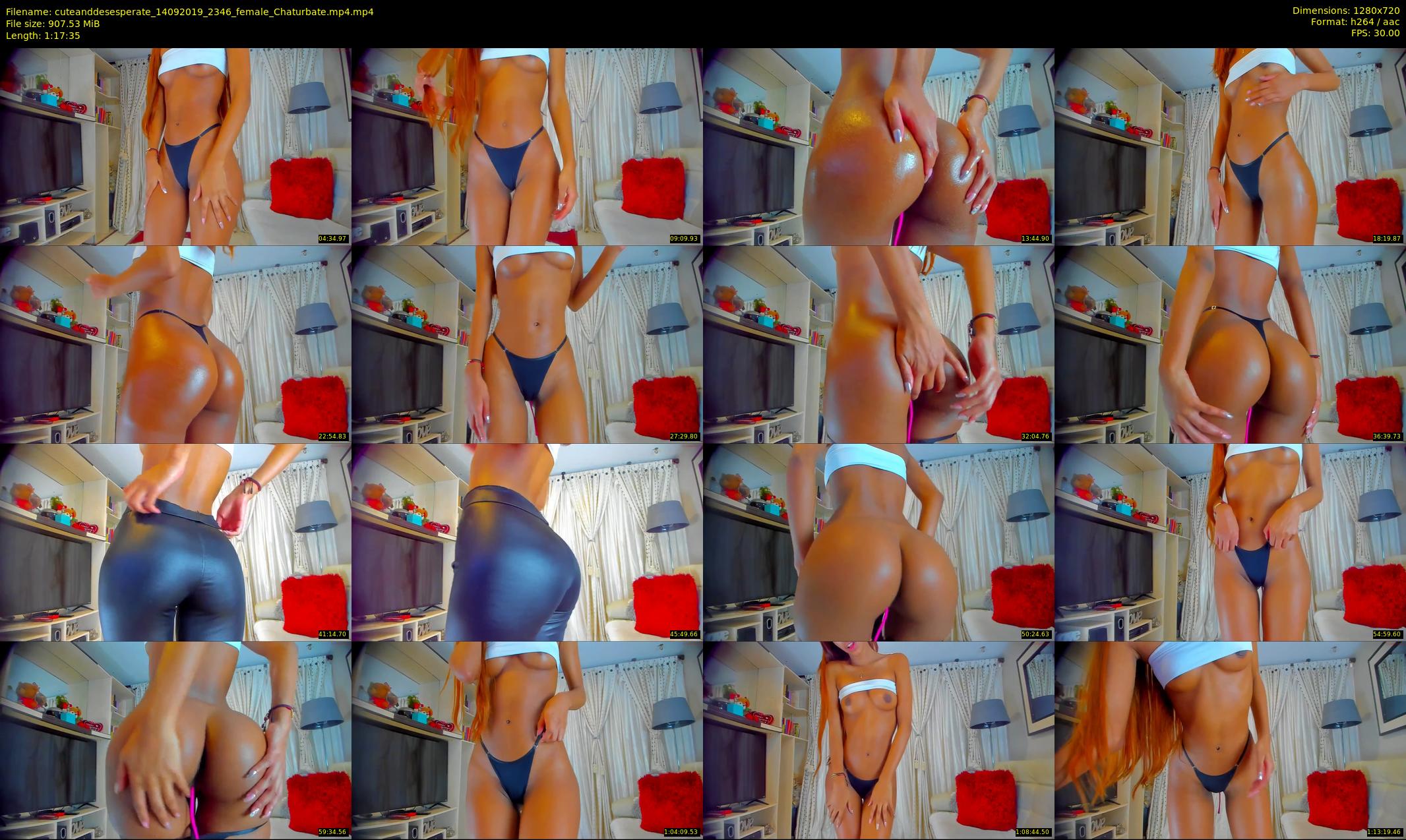 cuteanddesesperate — 78 minute Chaturbate female cam show recording, 720p, Sep 14, 2019