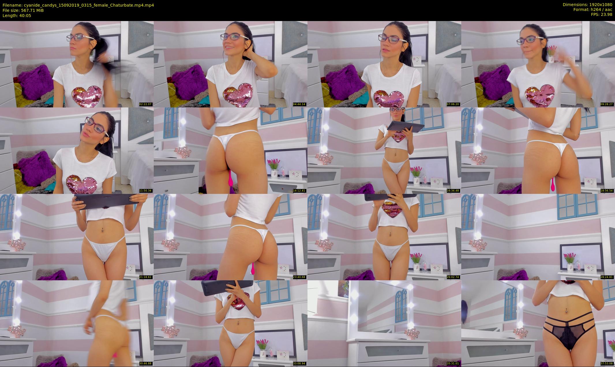 cyanide_candys — 41 minute Chaturbate female cam show recording, 1080p, Sep 15, 2019