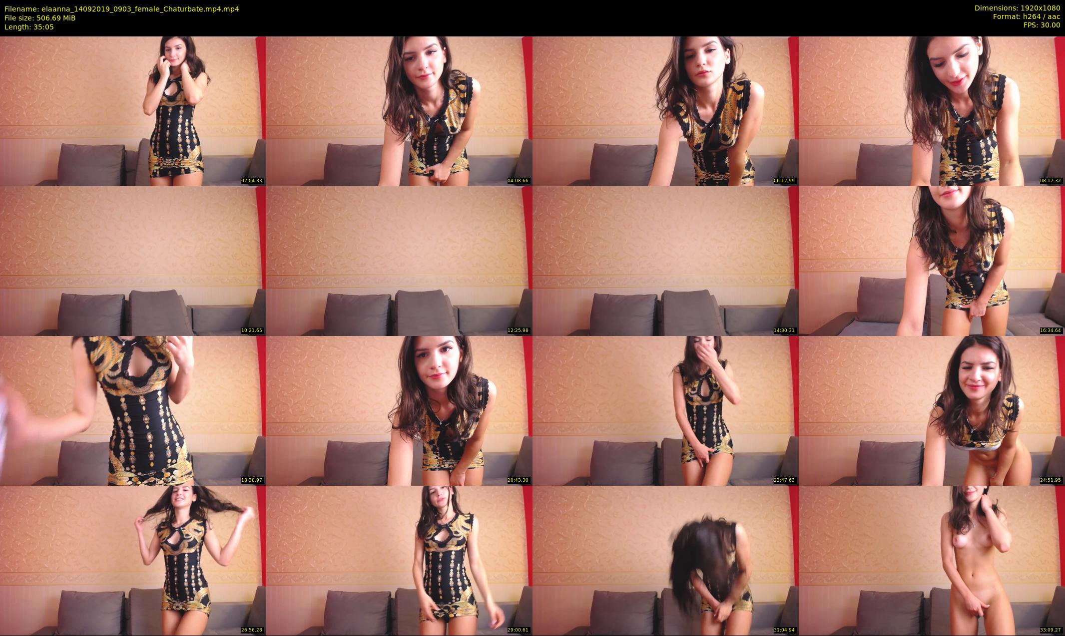 elaanna — 36 minute Chaturbate female cam show recording, 1080p, Sep 14, 2019