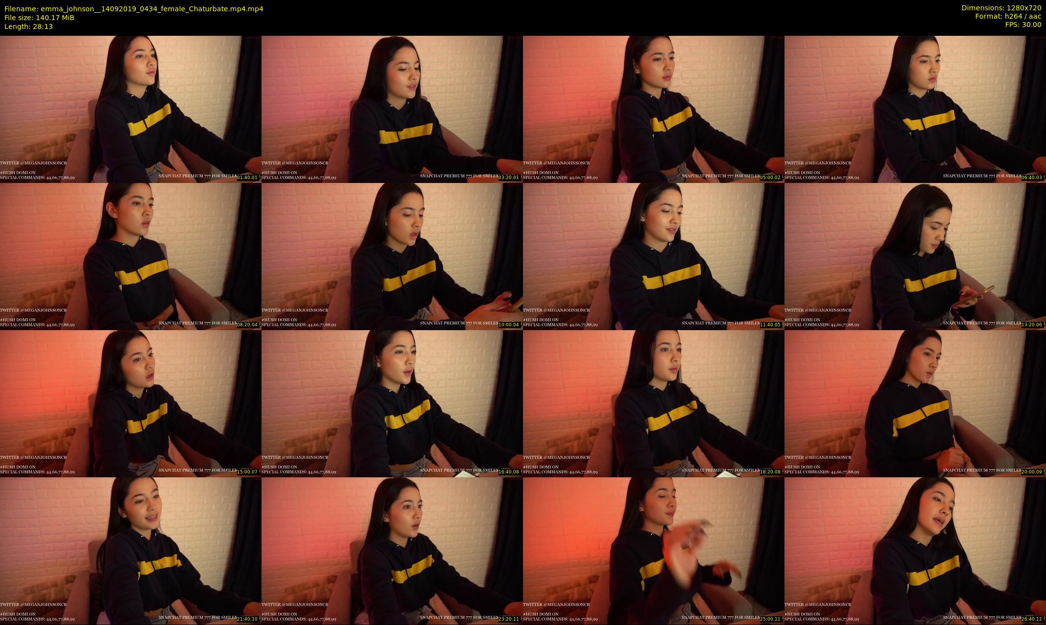 emma_johnson_ — 29 minute Chaturbate female cam show recording, 720p, Sep 14, 2019