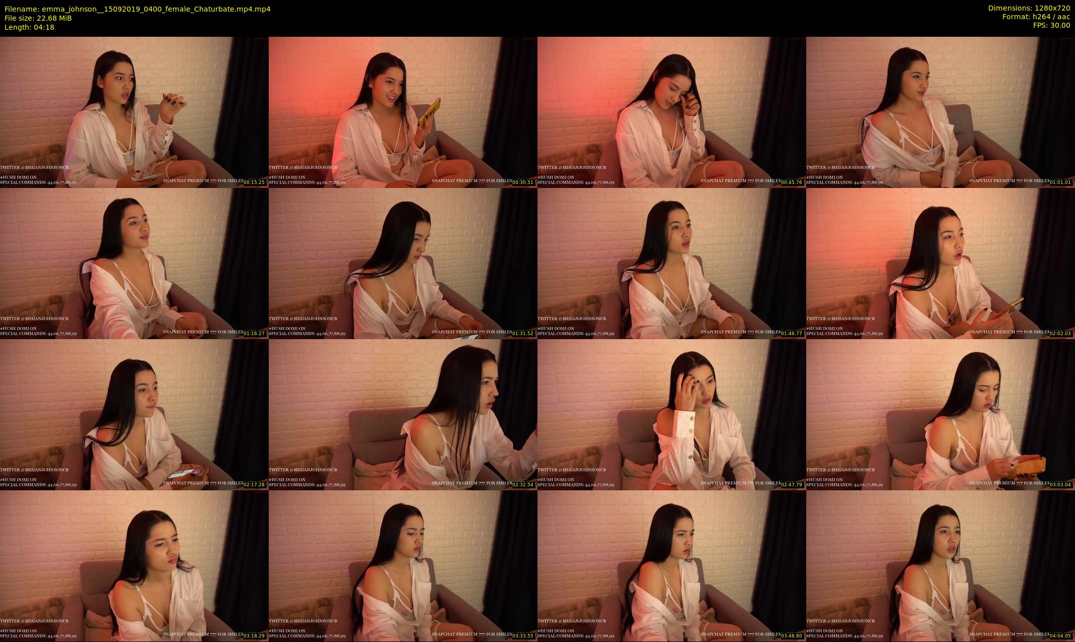 emma_johnson_ — 5 minute Chaturbate female cam show recording, 720p, Sep 15, 2019