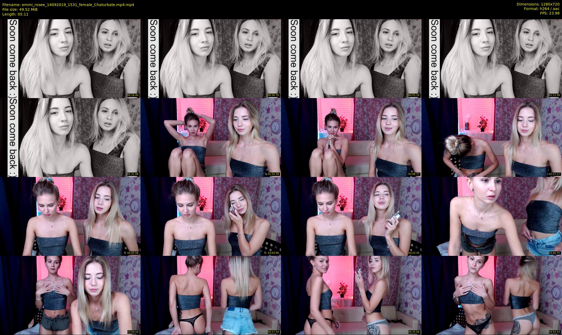 emmi_rosee — 6 minute Chaturbate female cam show recording, 720p, Sep 14, 2019