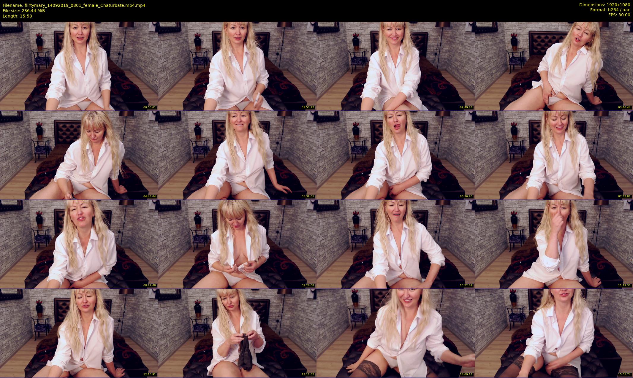 flirtymary — 16 minute Chaturbate female cam show recording, 1080p, Sep 14, 2019
