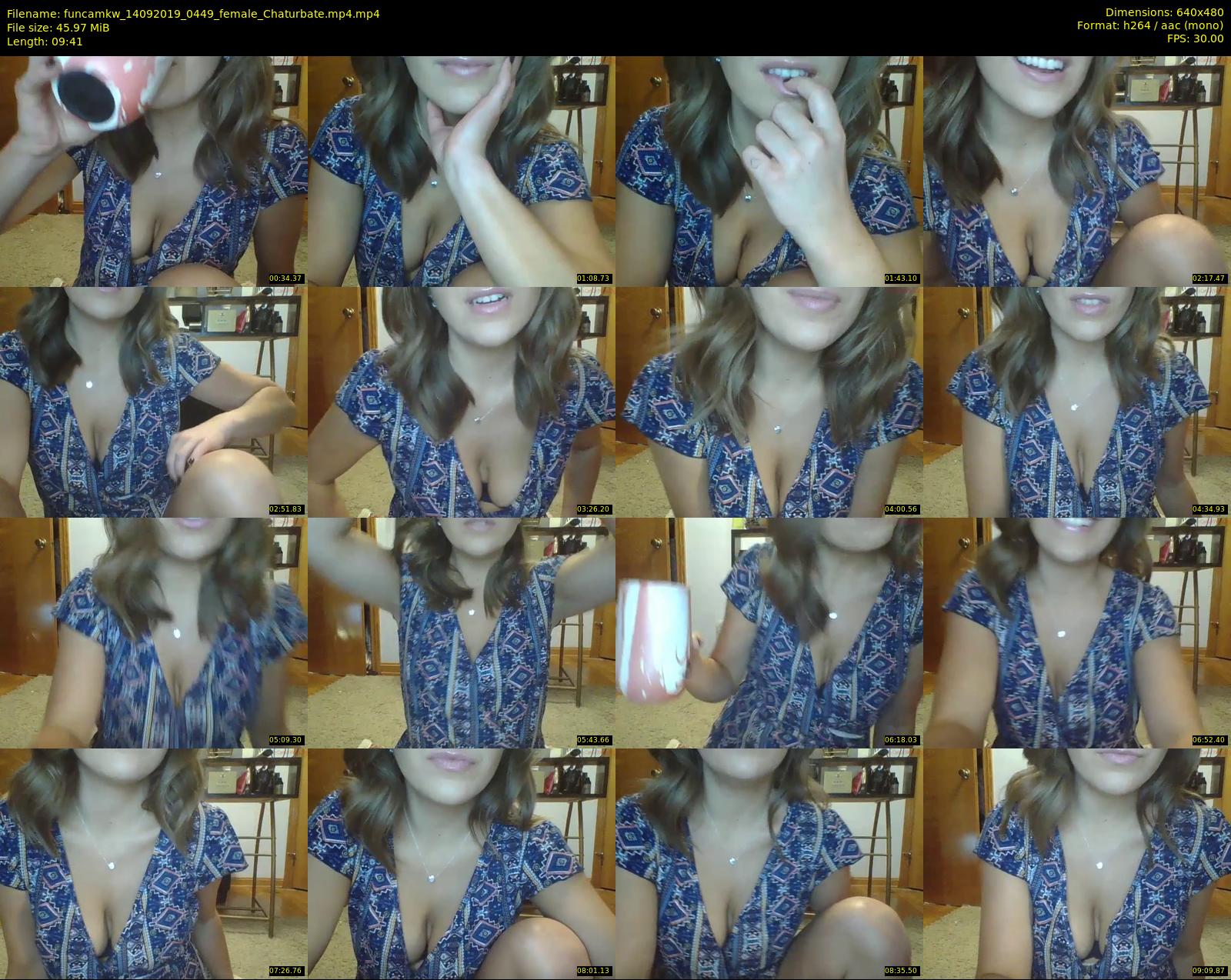 funcamkw — 10 minute Chaturbate female cam show recording, 480p, Sep 14, 2019
