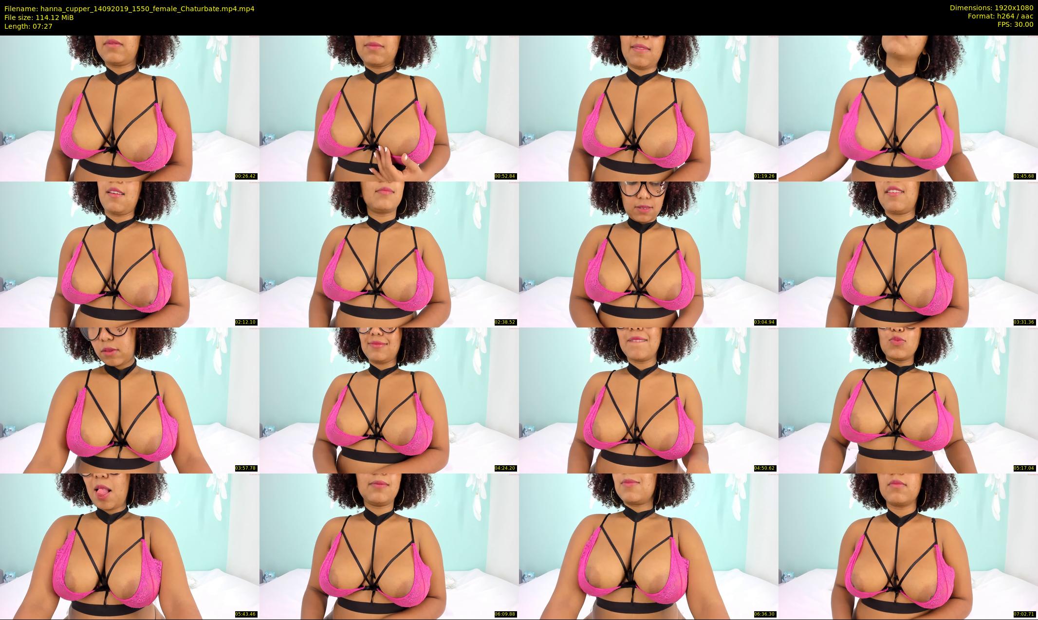 hanna_cupper — 8 minute Chaturbate female cam show recording, 1080p, Sep 14, 2019