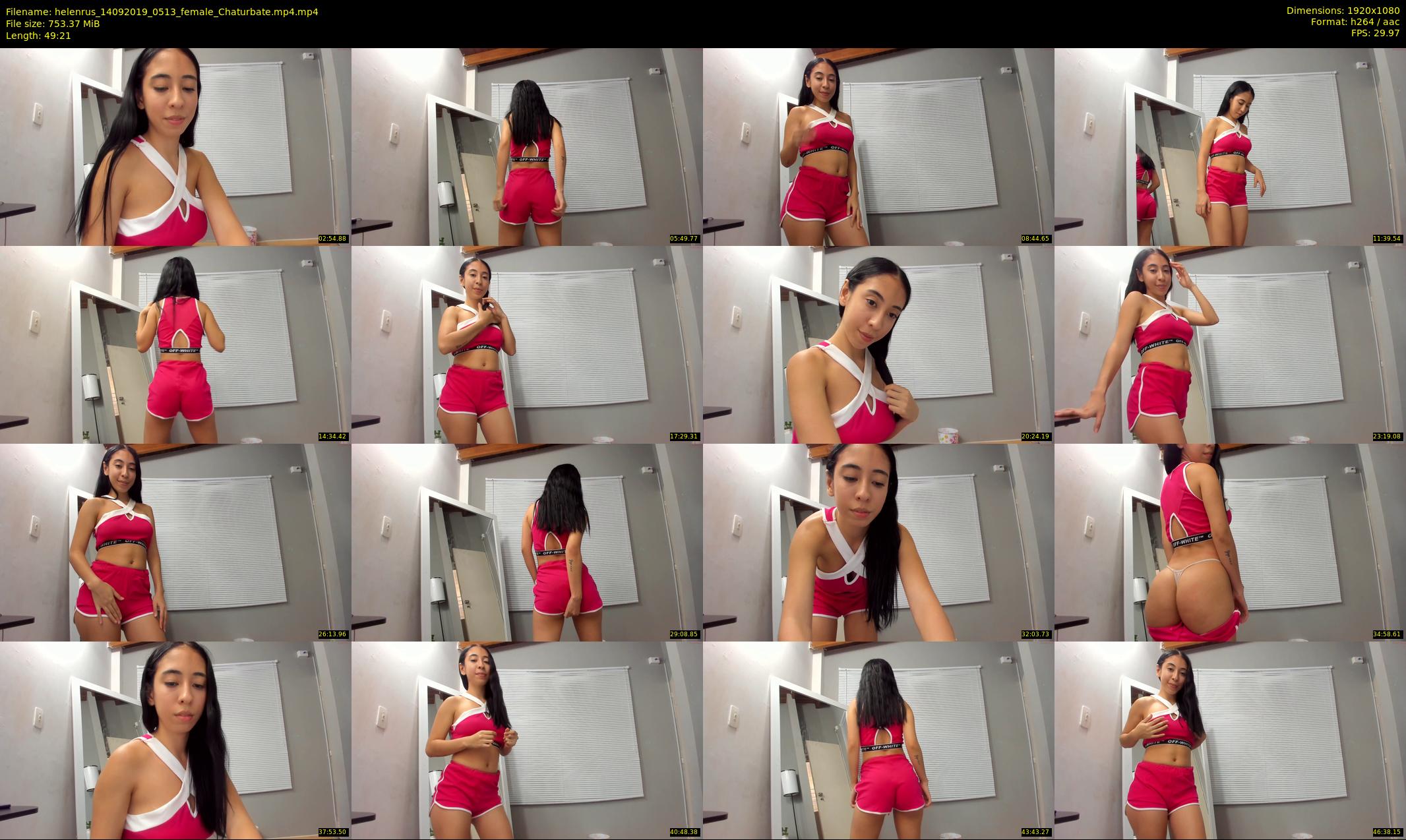 helenrus — 50 minute Chaturbate female cam show recording, 1080p, Sep 14, 2019