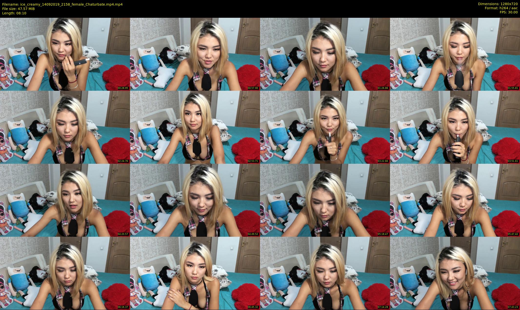 ice_creamy — 9 minute Chaturbate female cam show recording, 720p, Sep 14, 2019