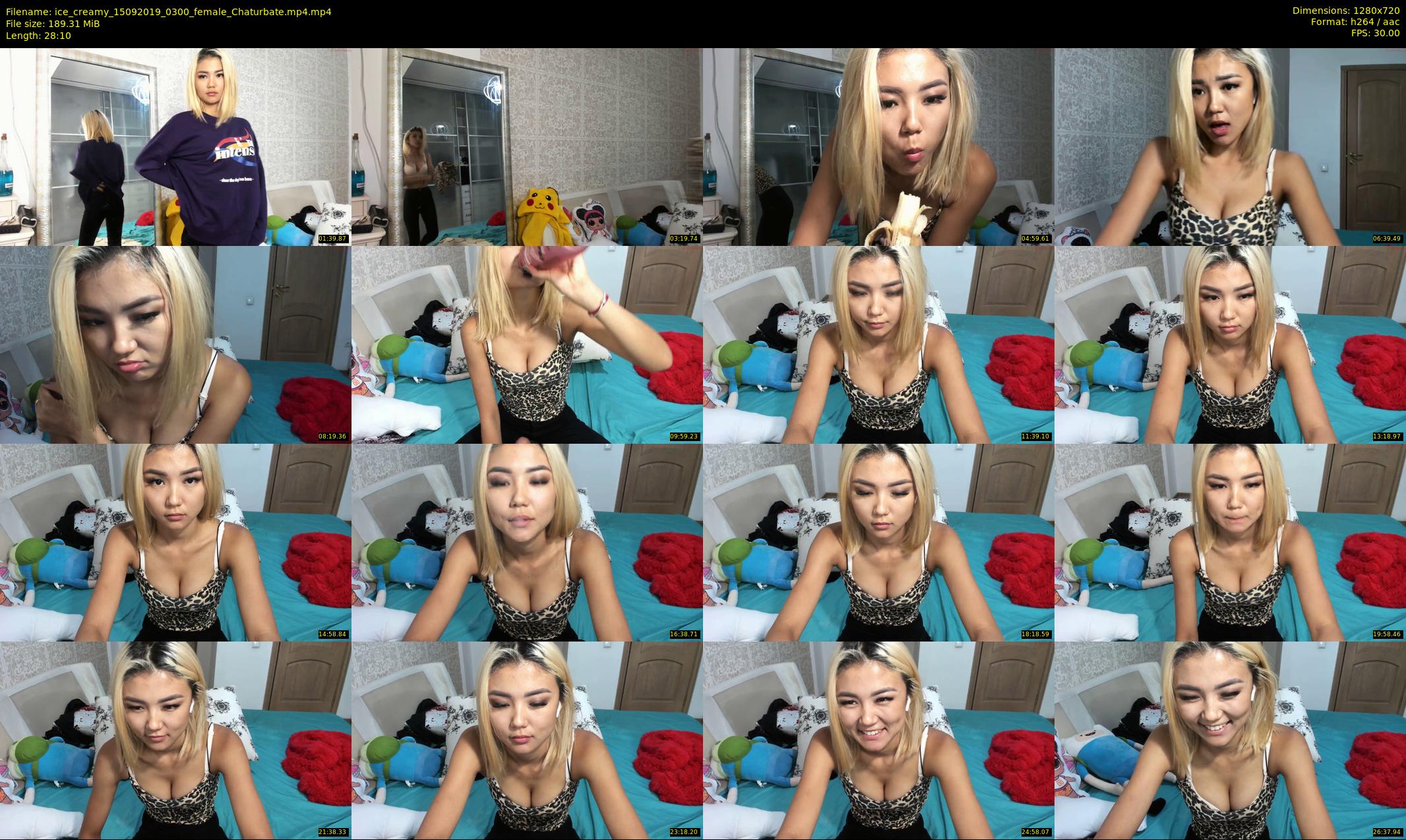 ice_creamy — 29 minute Chaturbate female cam show recording, 720p, Sep 15, 2019