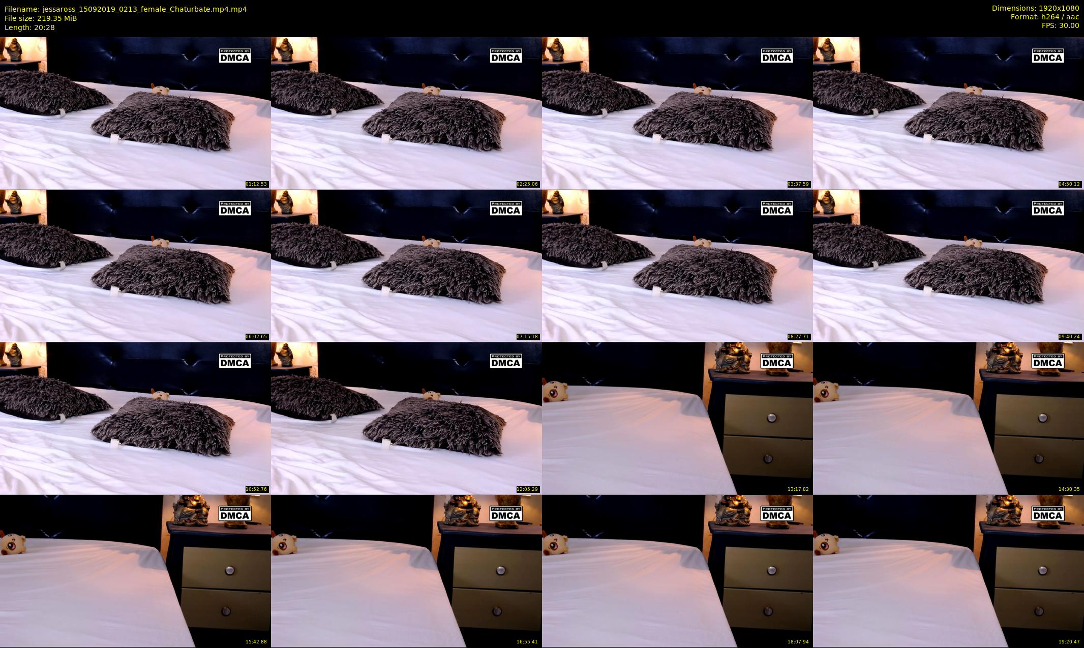 jessaross — 21 minute Chaturbate female cam show recording, 1080p, Sep 15, 2019
