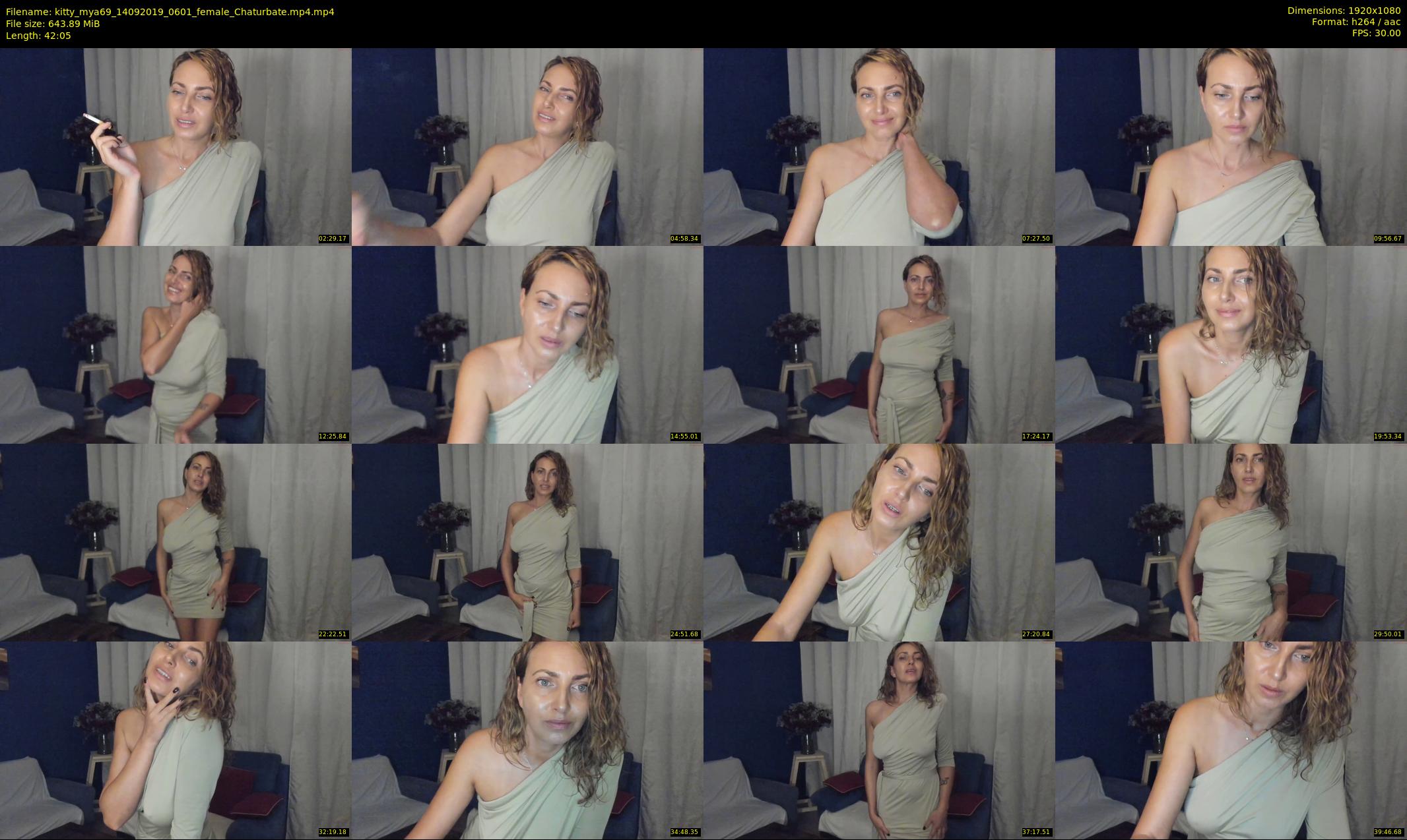 kitty_mya69 — 43 minute Chaturbate female cam show recording, 1080p, Sep 14, 2019