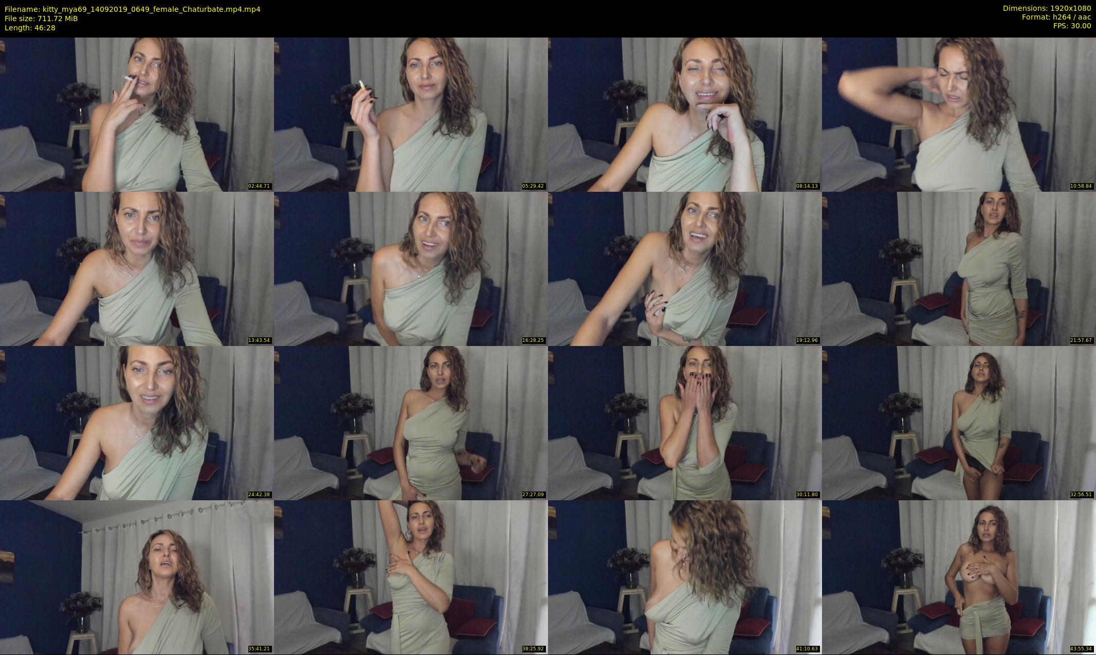 kitty_mya69 — 47 minute Chaturbate female cam show recording, 1080p, Sep 14, 2019