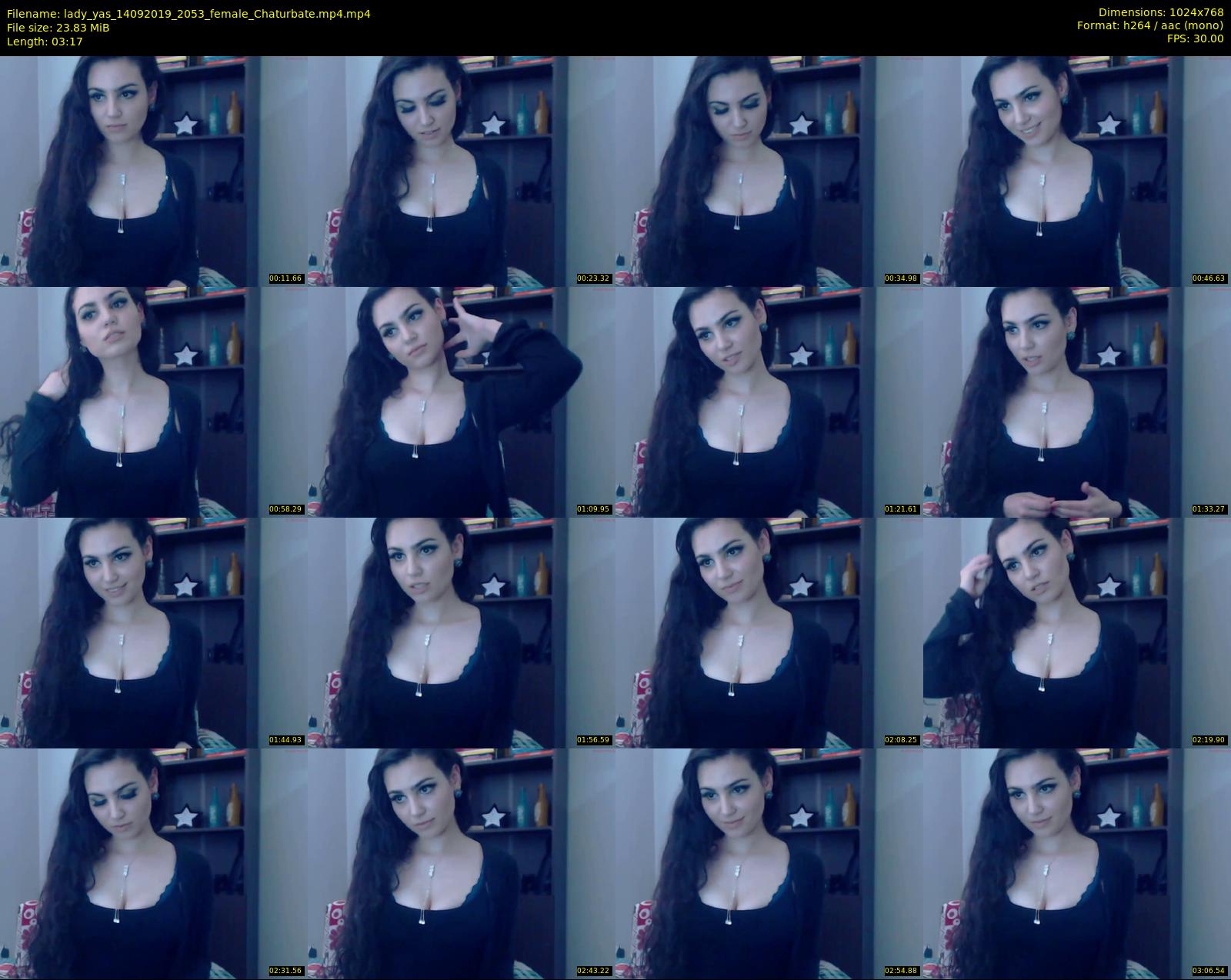 lady_yas — 4 minute Chaturbate female cam show recording, 720p, Sep 14, 2019
