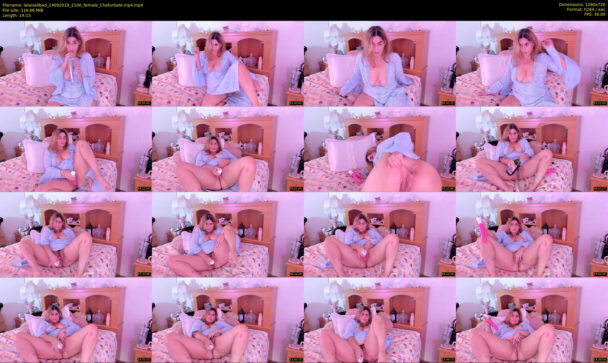 lalaisallbad — 15 minute Chaturbate female cam show recording, 720p, Sep 14, 2019